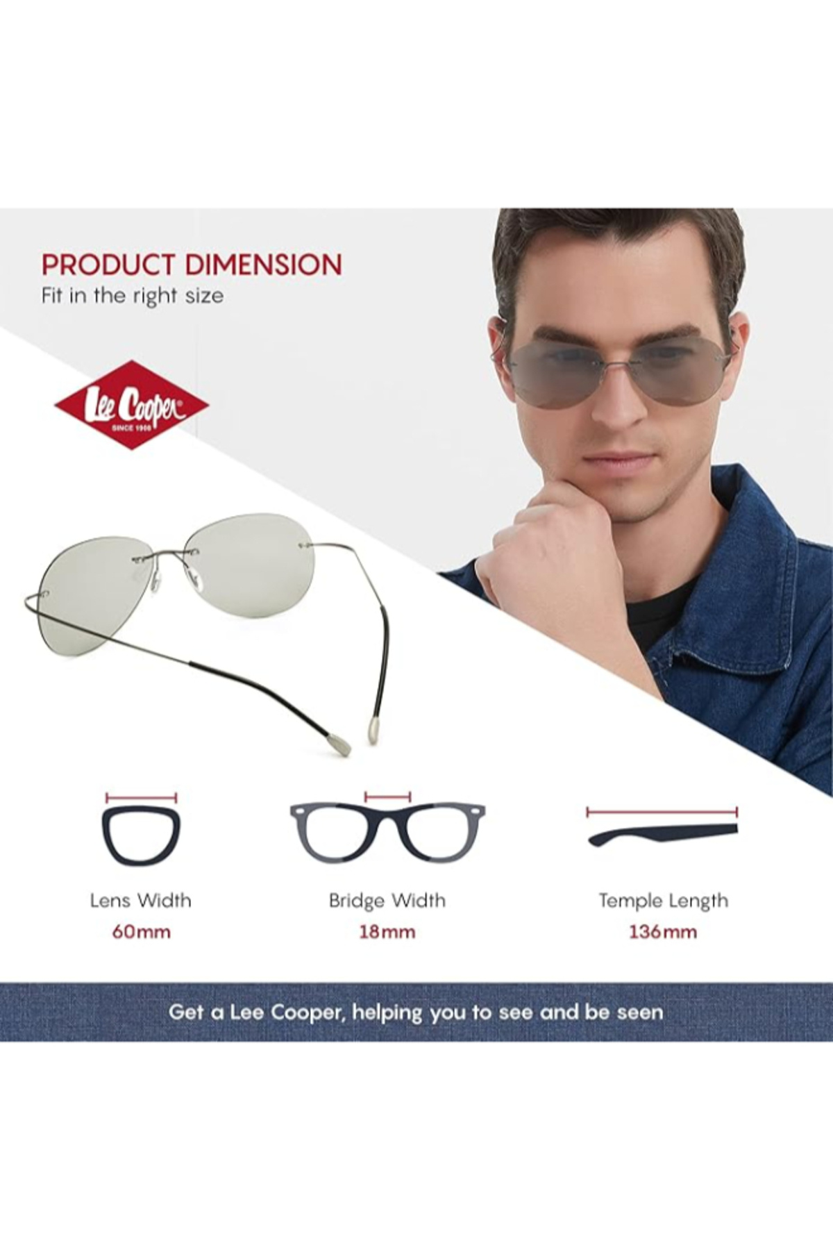 Lee Cooper-Unisex  Sunglasses  Mirror Lens - LC3048C02 6