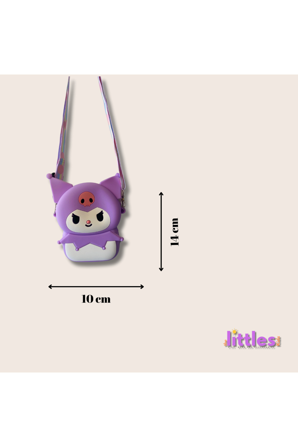 shop Kız Çocuk Sanrio Kuromi Figürlü Çıkartılabilir Ayarlanabilir