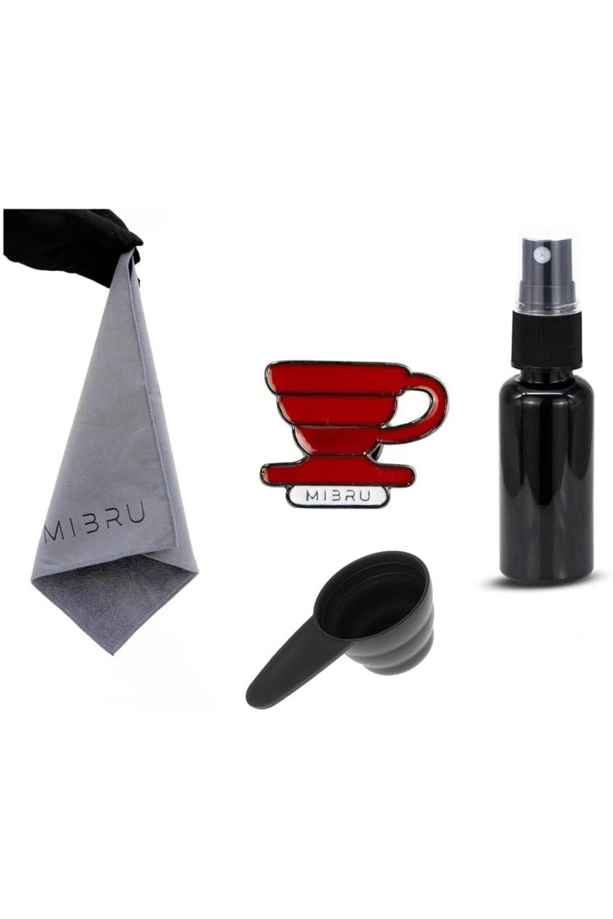 MIBRU-V60 Coffee Maker Drip Kit Specialty Coffee Set with Coffee Grinder White 8