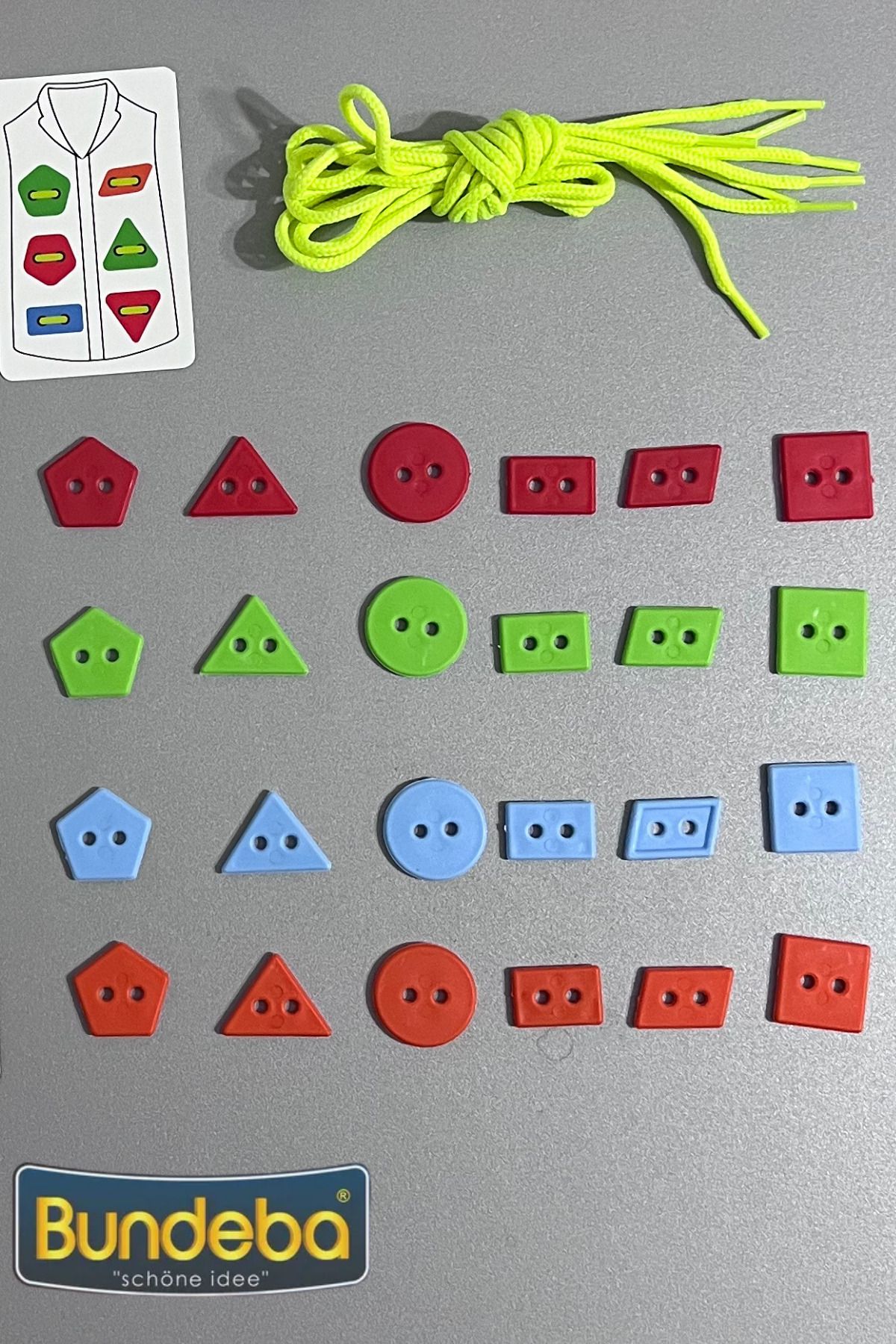 Bundeba-Button Clothes Button Game Buttoning, Shirts and Clothes Dress up Educational and Fun Box Game 3