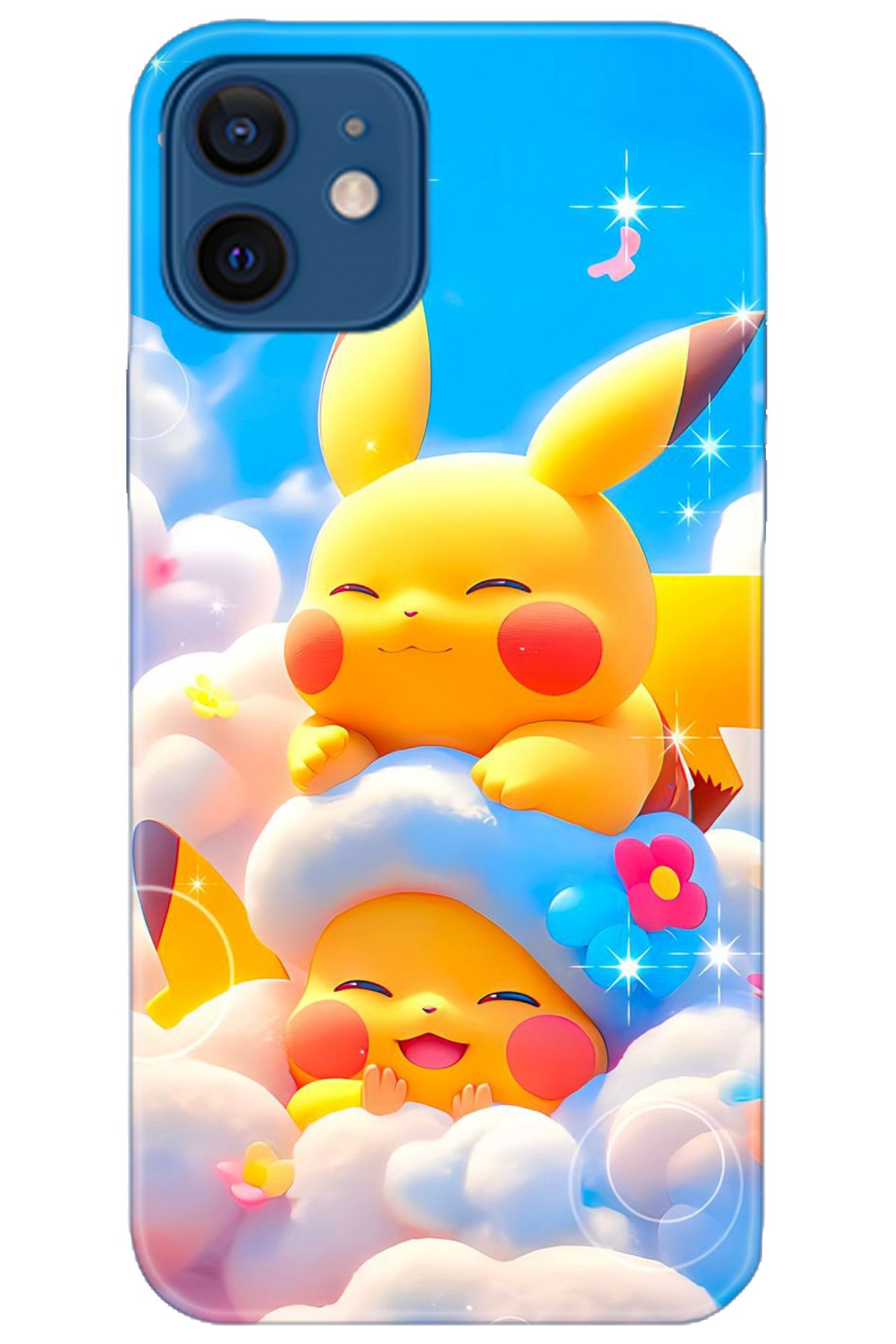 Noprin Apple iPhone 12 Kılıf HD Baskılı Kılıf - Loving You Series * 5124