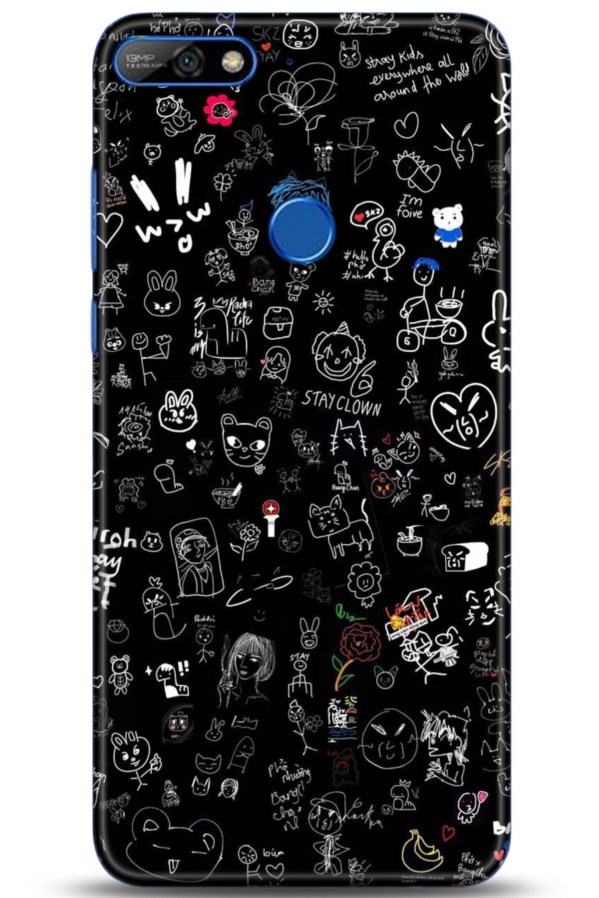 Noprin Huawei Y7 2018 Kılıf HD Baskılı Kılıf - Loving You Series * 5143