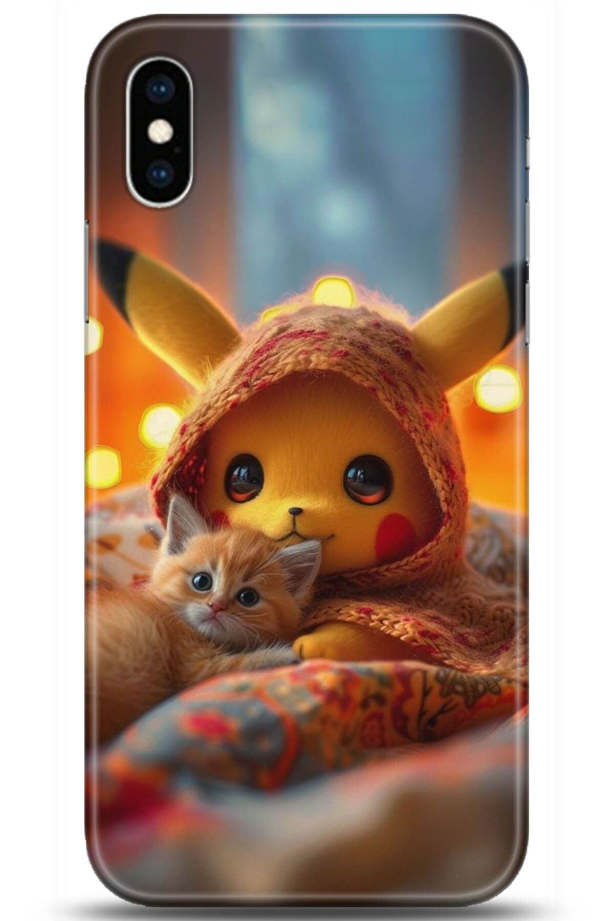 Noprin Apple iPhone XS Kılıf HD Baskılı Kılıf - Loving You Series * 5127