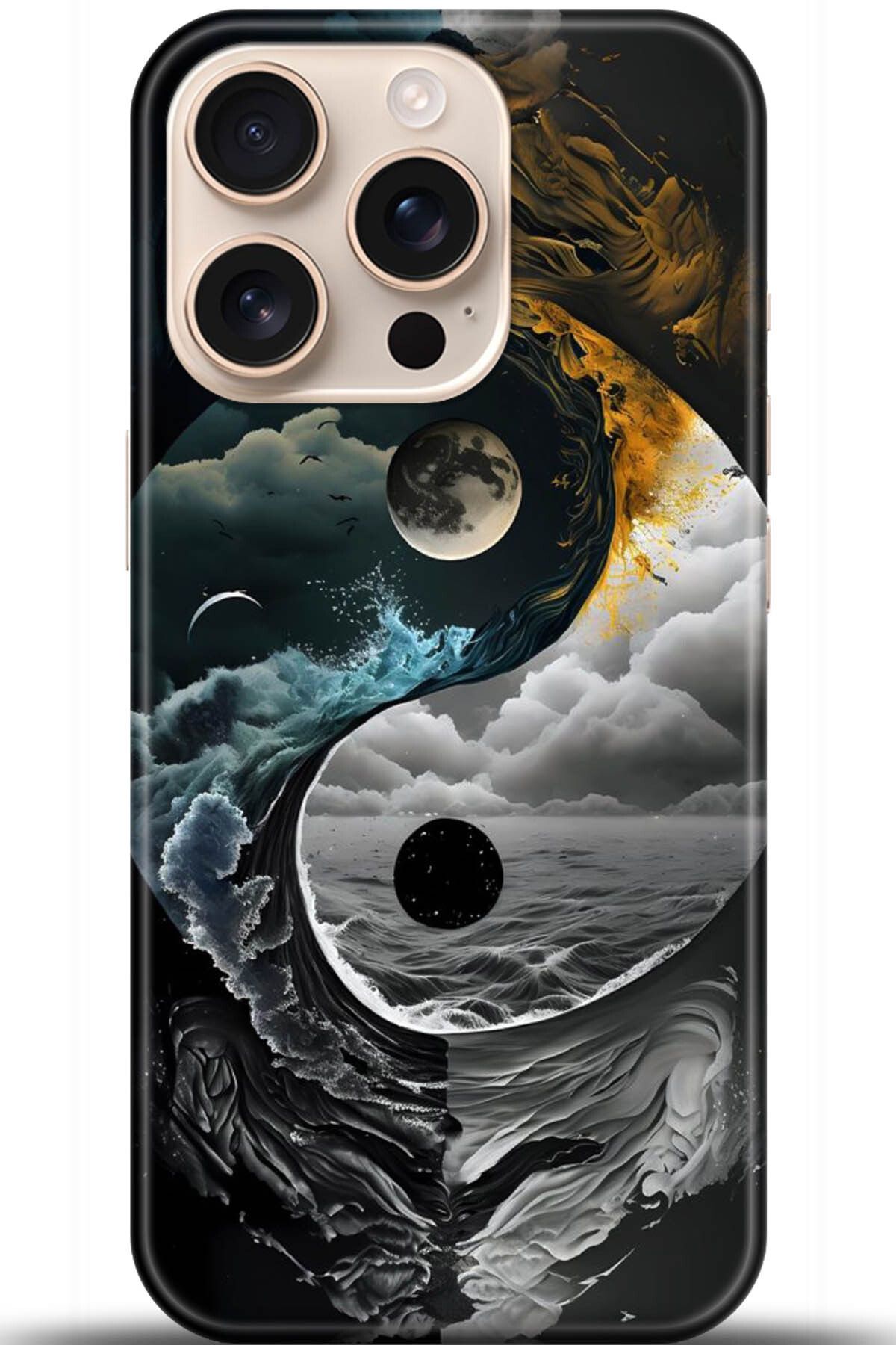 Noprin Apple iPhone 16 Pro Kılıf HD Baskılı Kılıf - Loving You Series * 5177