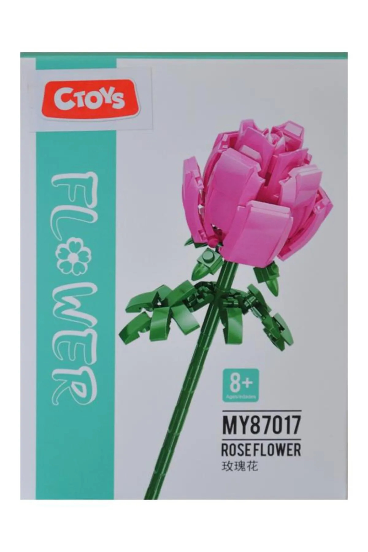 ctoy Ctoys Rose Flower Block Pembe Gül Lego / MY87017 - Fiyatı