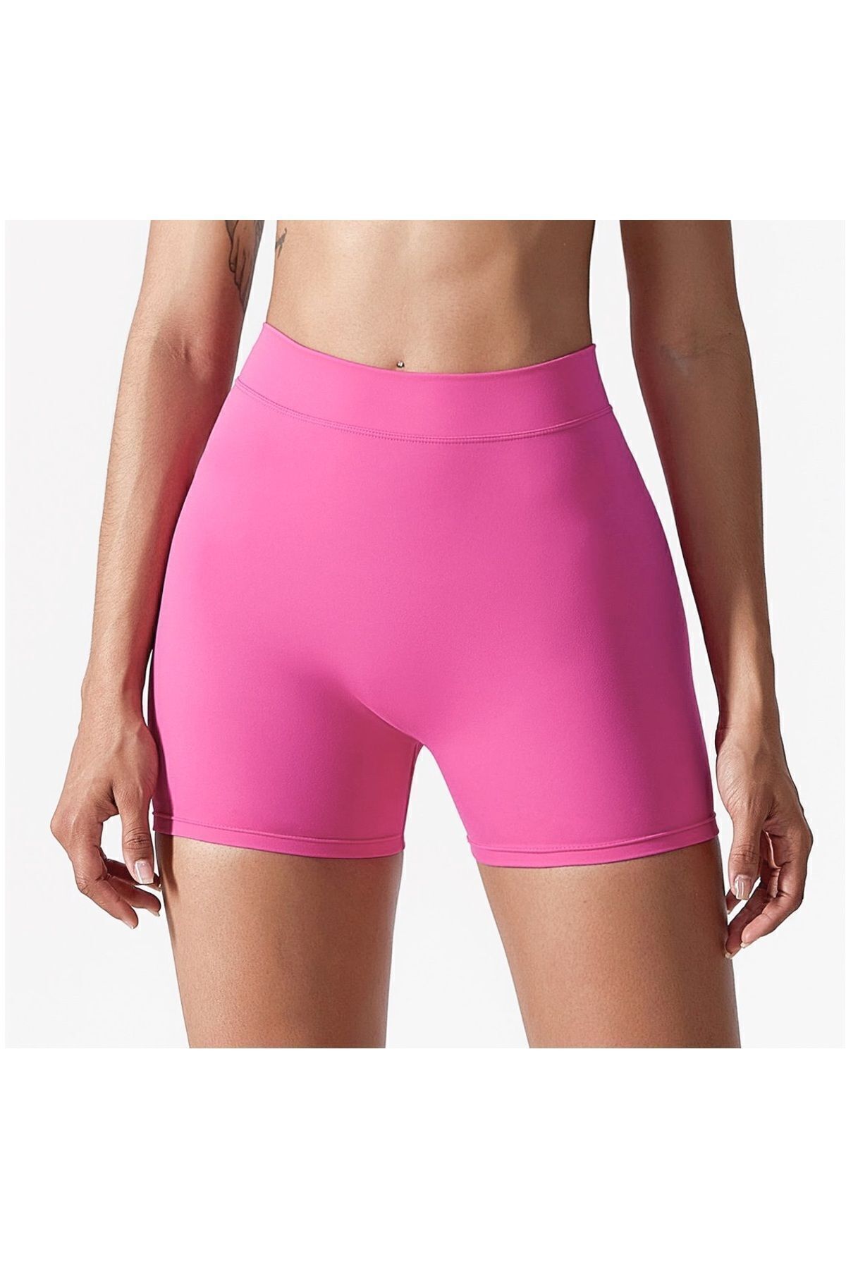 Rosy Live in style-High Waist Compression V Cut Shorts 2