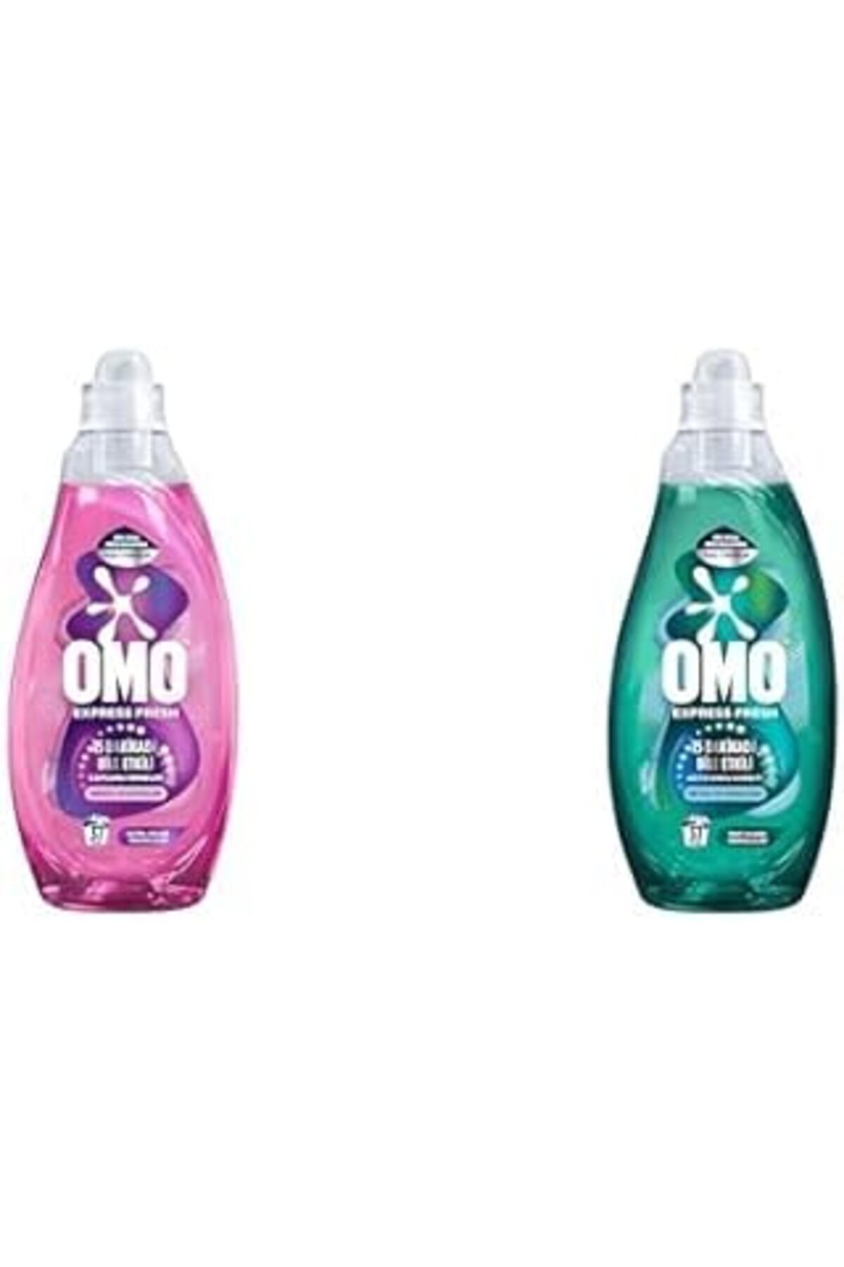 Omo Sıvı Çamaşır Deterjanı S (Renkli Ve Beyaz Çamaşırlar Için, 2 X 1480 Ml)