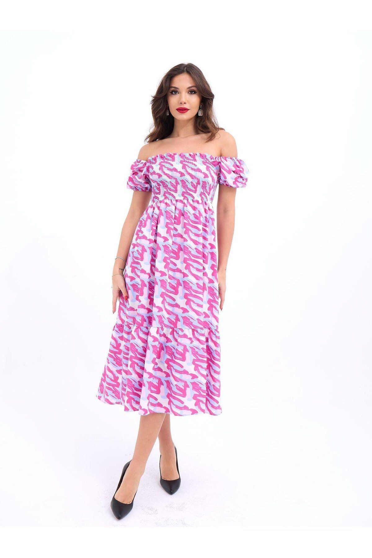 Ayena Moda 5525 ELBİSE-HESSEN