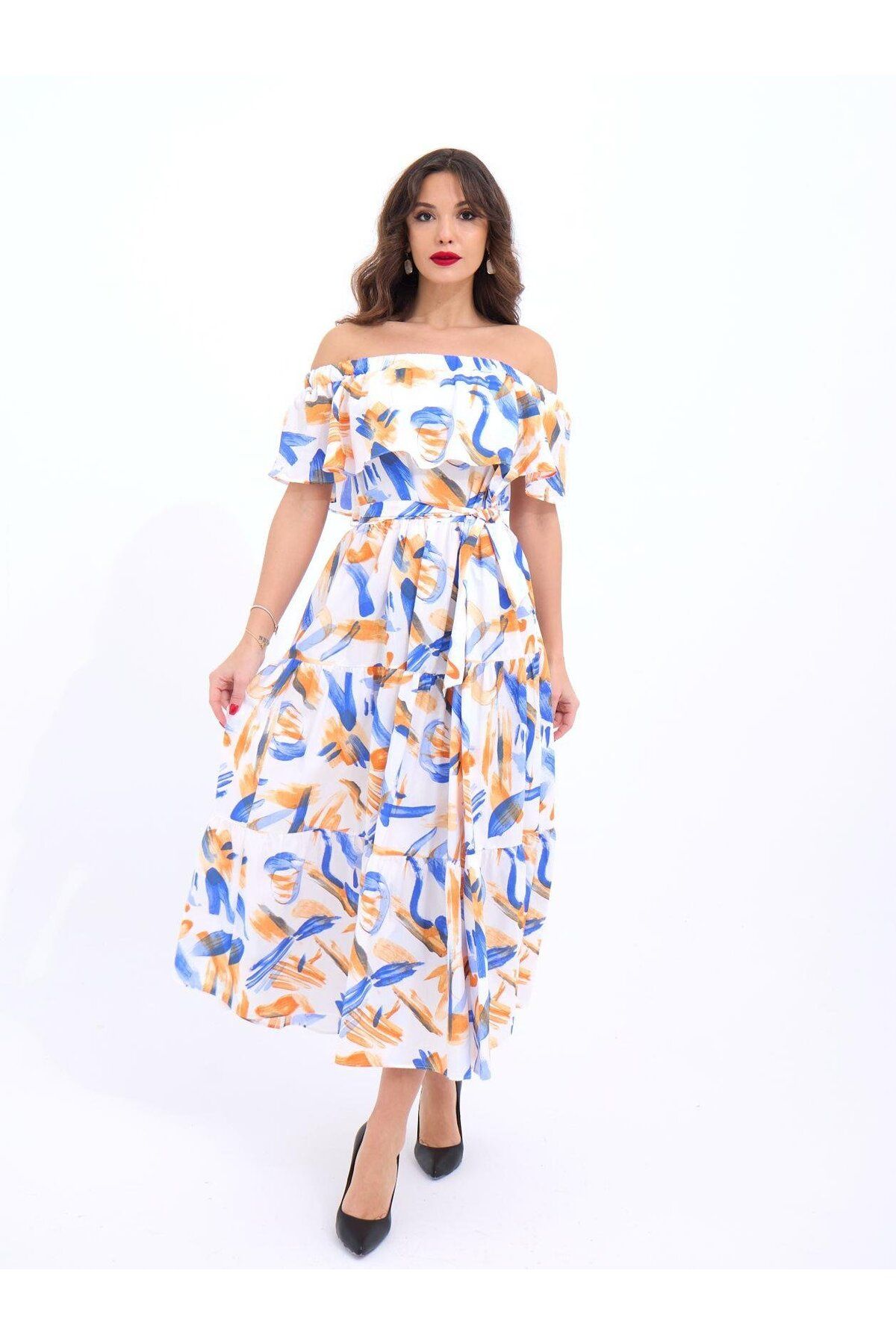 Kıvanç Moda 6473 ELBİSE-PALERMO