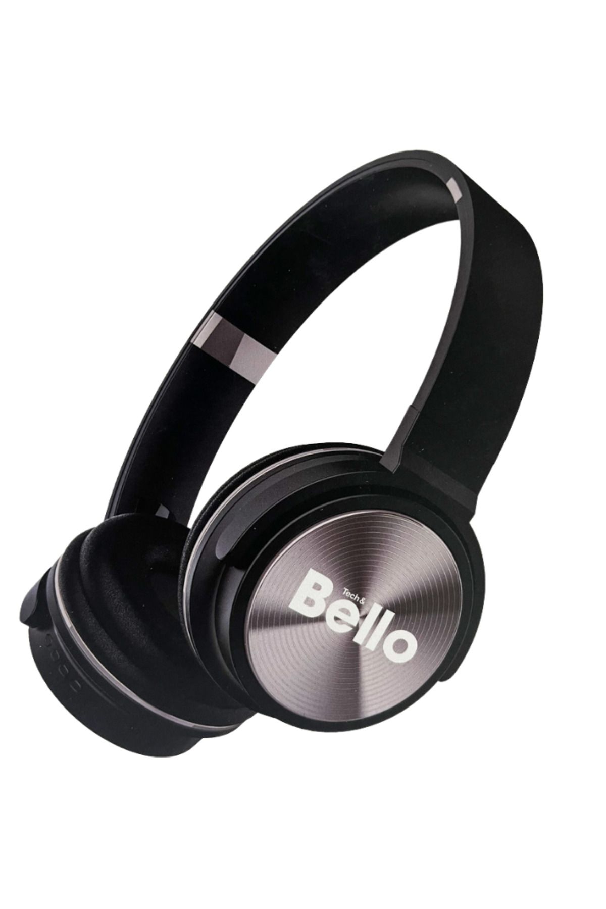 Tech&bello accessories Ls223 Siyah  5.3 Bluetooth Kulak Üstü Kafa Bantlı Kablosuz Kulaklık