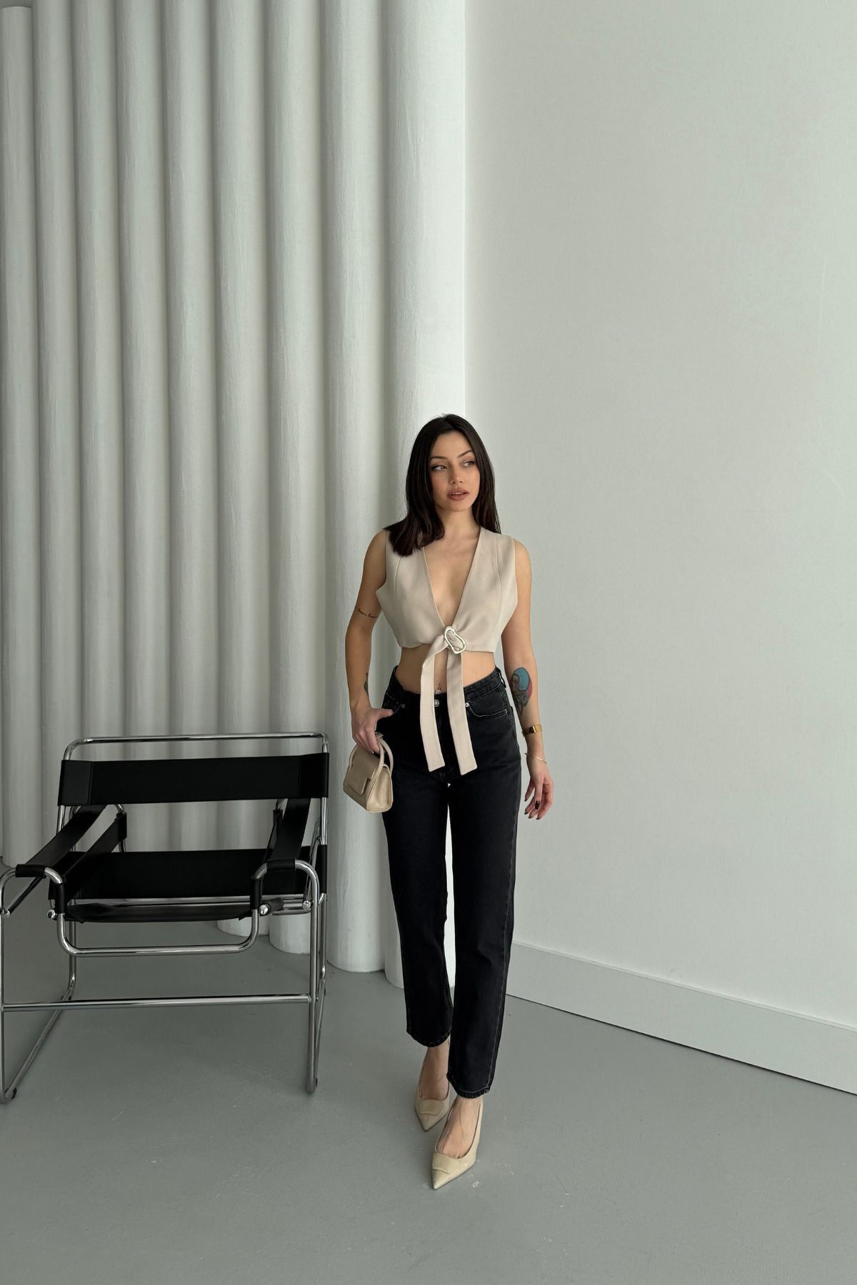 sion jeans Julia Milano Clara Mary Classic Revival Mom Denim - Modern Retro Kesim (NEW)