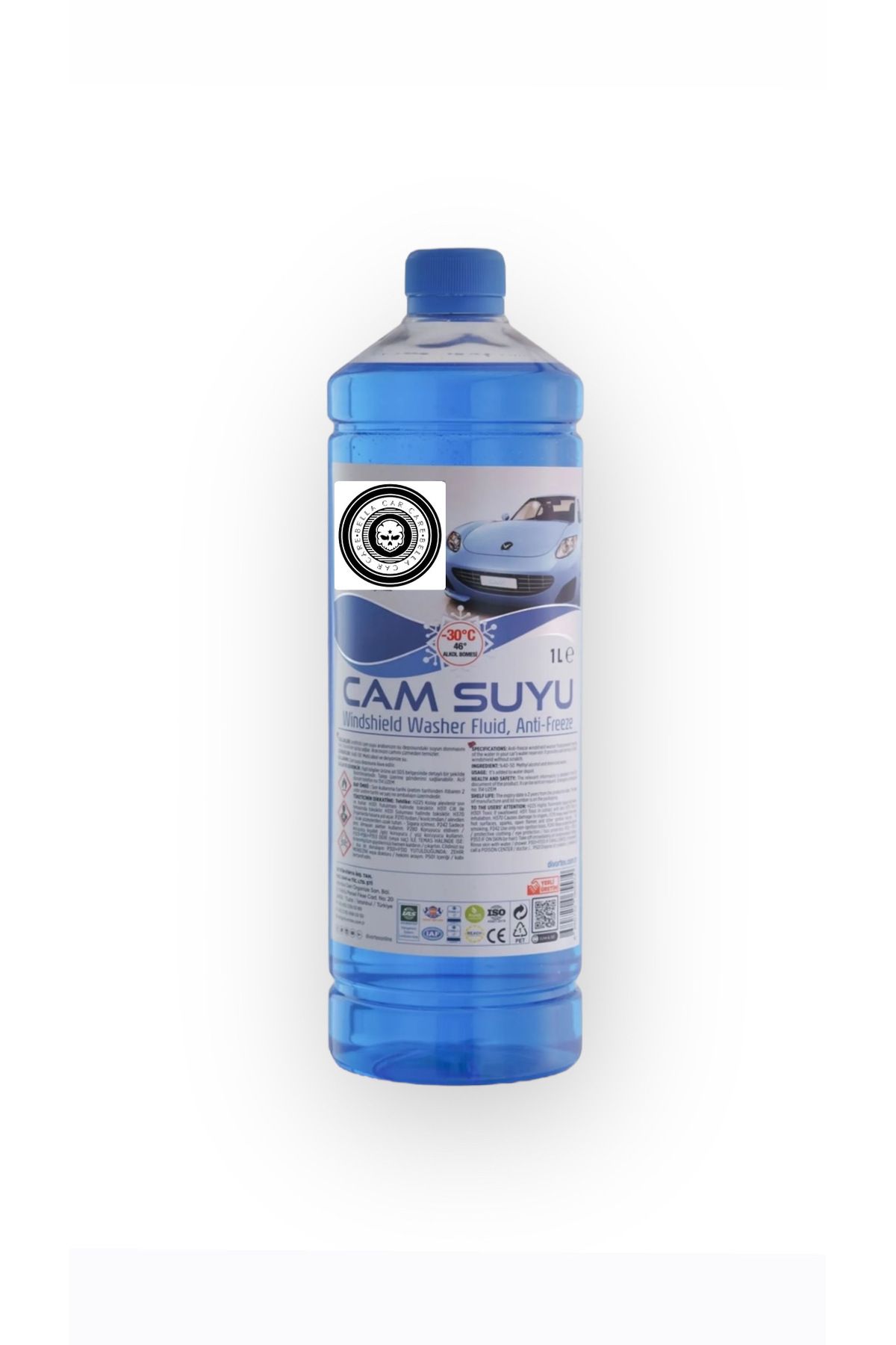 BELLA CAR CARE 1 Lt Cam Suyu -30 Derece %46 Alkol Konsantre Cam Suyu