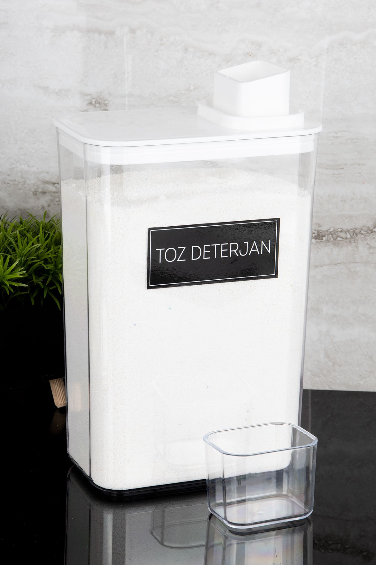Dolkin Home-3000ml Mica Powder Detergent Box and Storage Container with Label 4