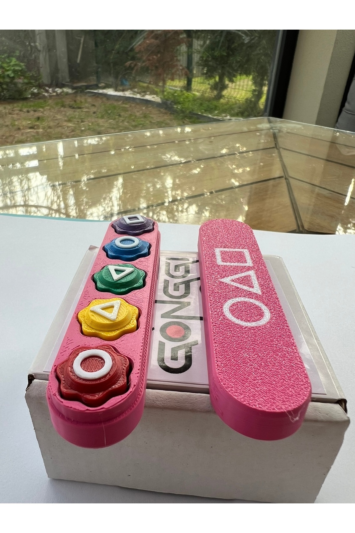 neohobi neodymium mıknatıs tedarik merkezi Pembe Kutulu, Çelik Bilyalı, Ağırlıklı  Gonggi-Squid Game 5 Taş Oyunu-Kalamar Oyunu-Beş Taş Kore fotoğrafı 5 (önizleme)