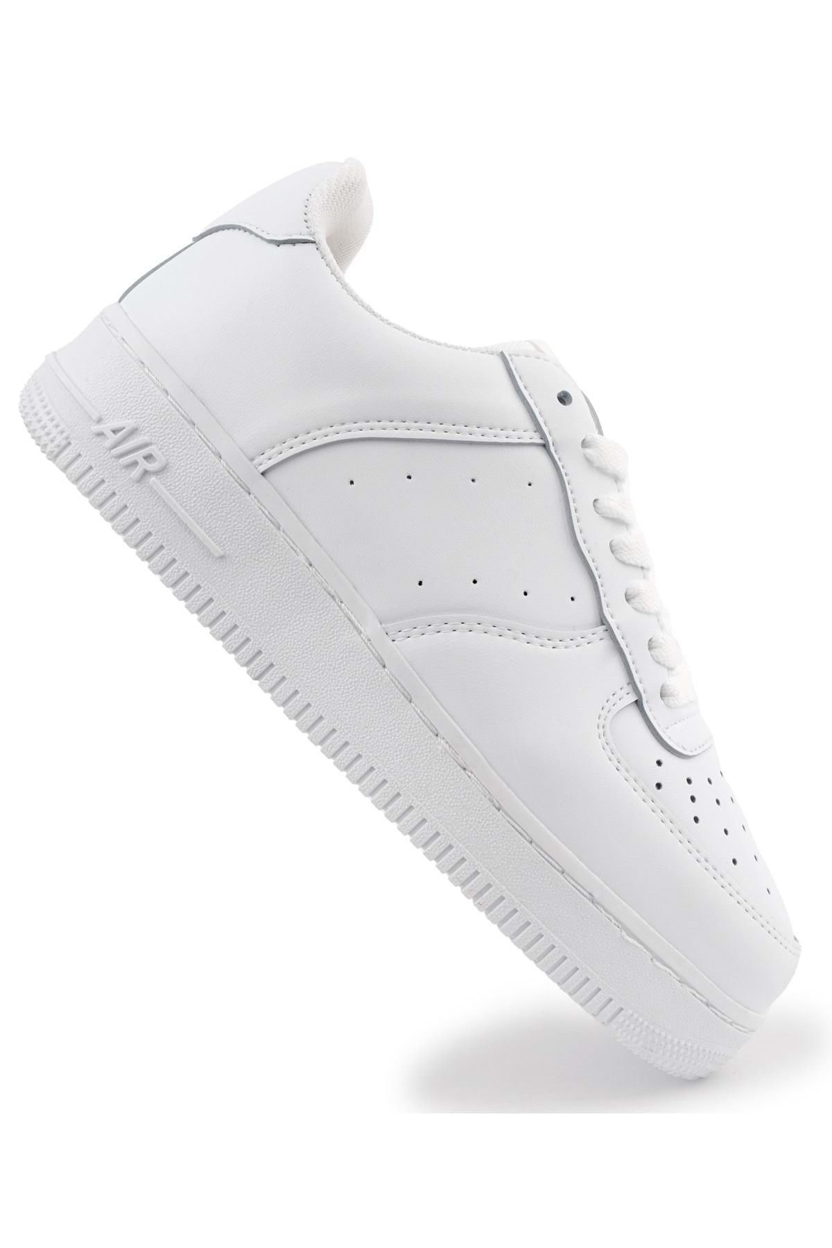 Kocamanlar Ayakkabı-Unisex Sports Shoes - Air-Cool Sneaker White 5