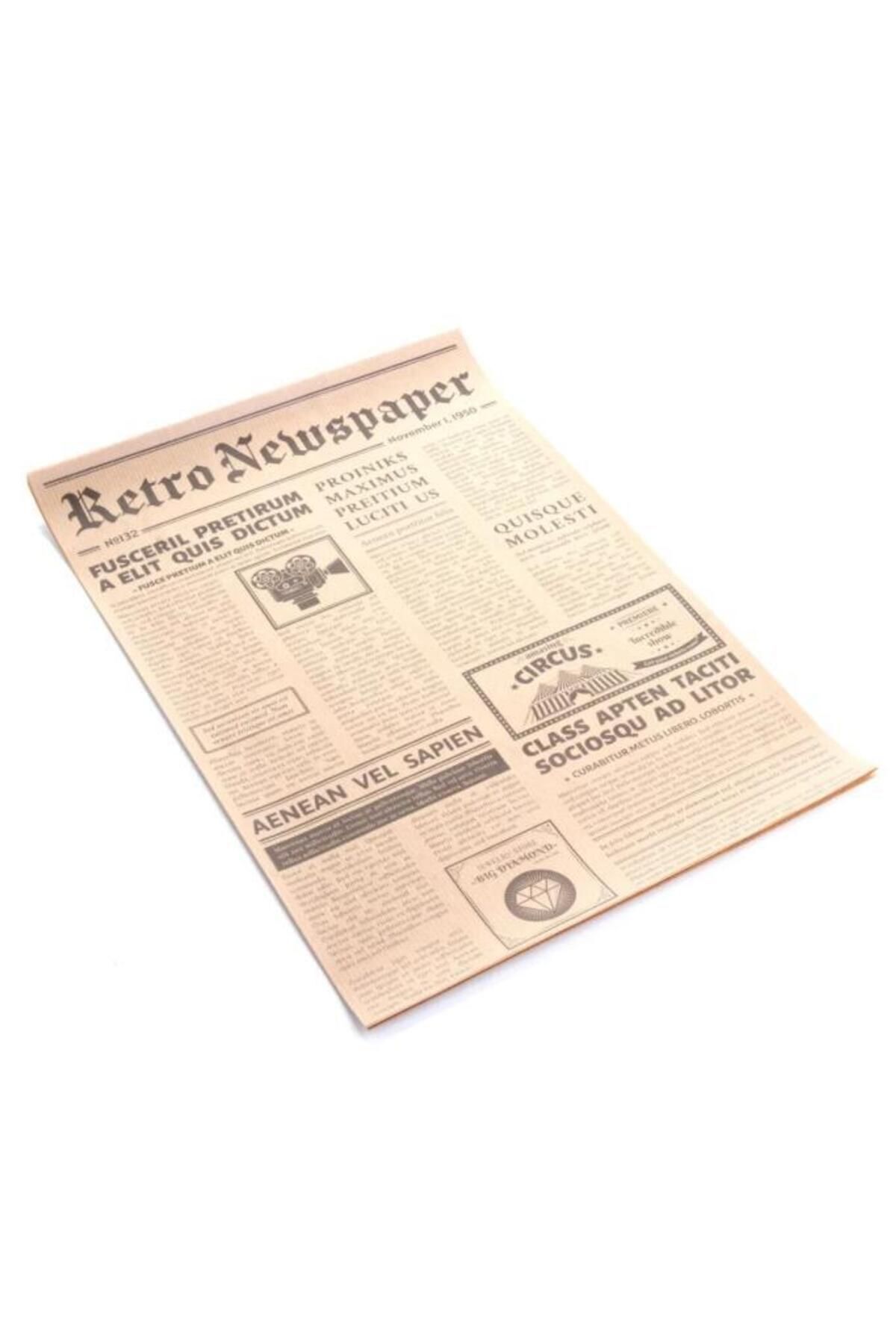 CVS-Vintage Newspaper Patterned Presentation Paper - Pack of 50 4