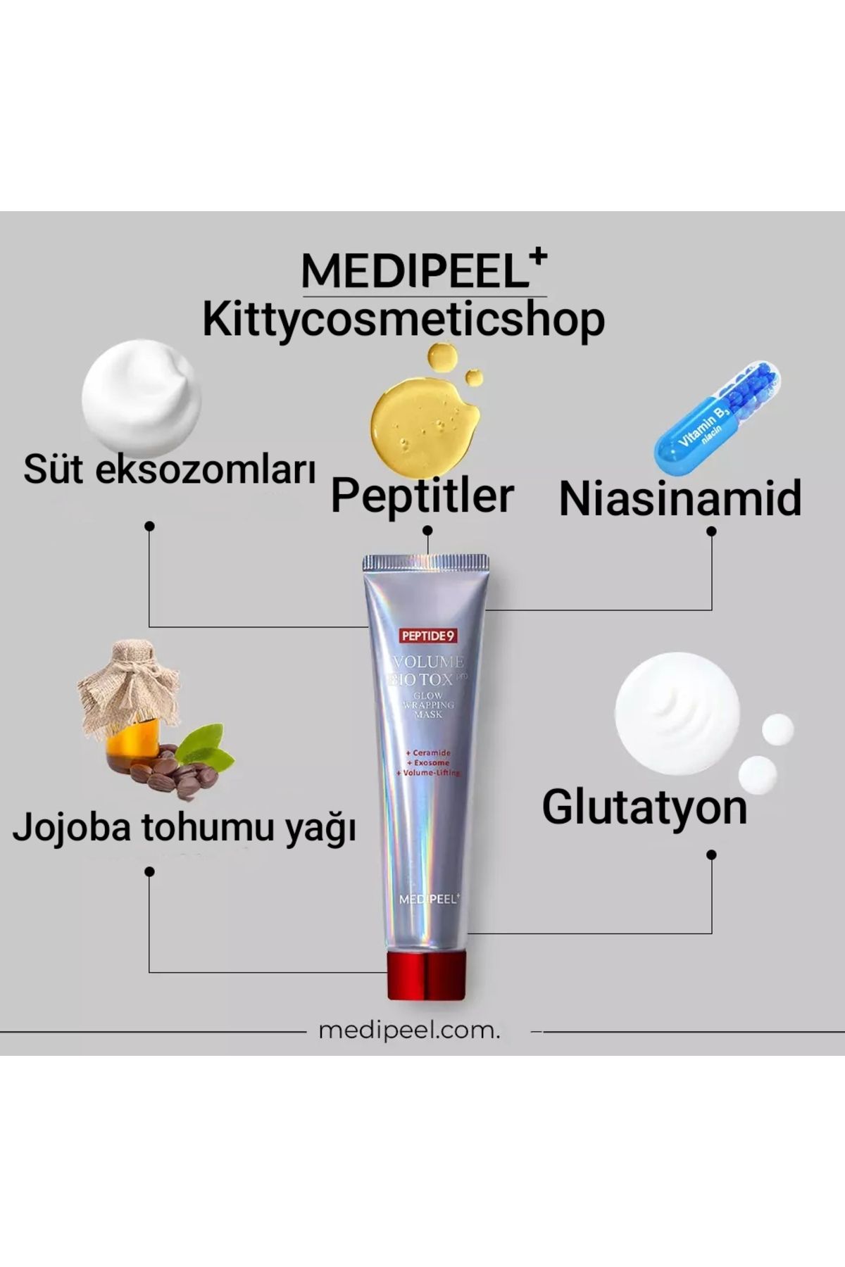 Medipeel Peptide 9 Volume Bio Tox Glow Wrapping Mask PRO,