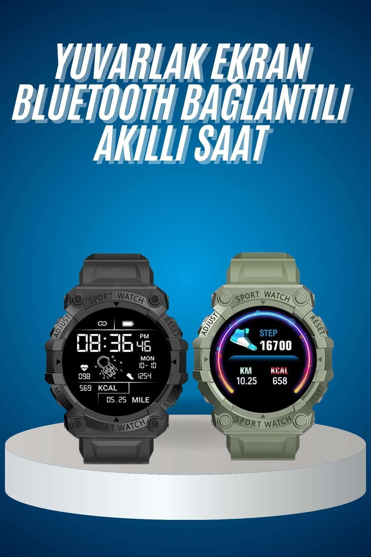 Tradivent Yeni Nesil Akıllı Saat Bluetooth Bağlantılı Su Geçirmez Android ve İOS Uyumlu