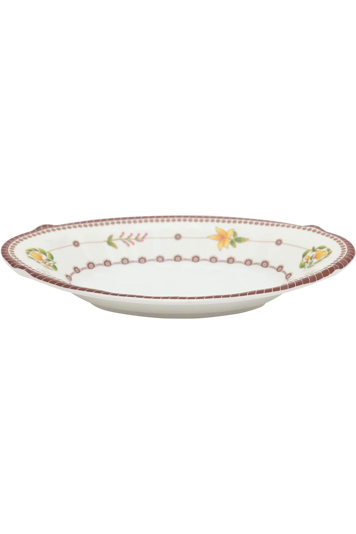 Narjis-Deep Bowl, 12 Pieces, 19 cm, White 1