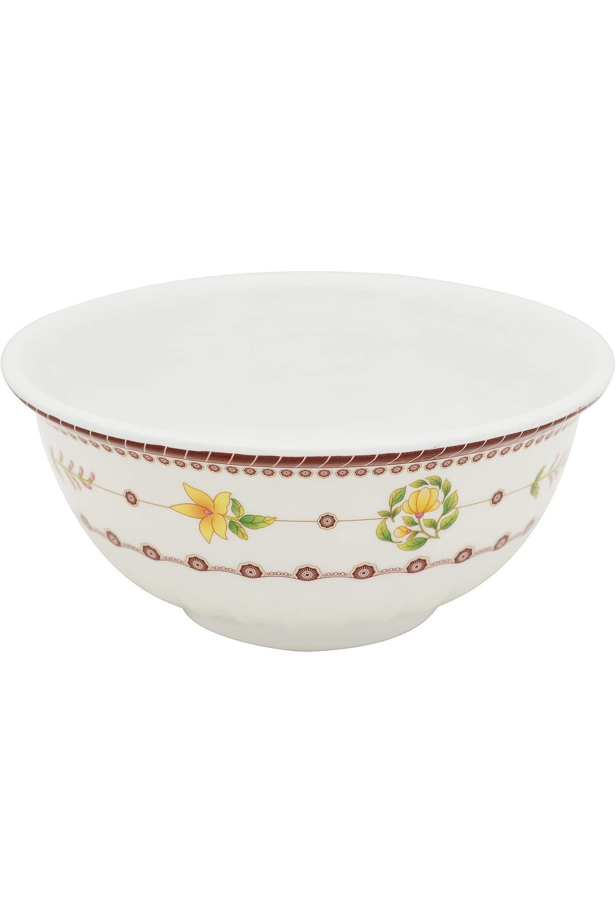 Narjis-Deep Bowl, 12 Pieces, 14 cm, White 1