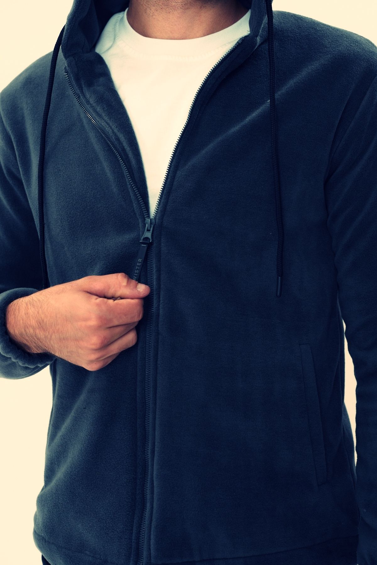 Twister Jeans-Esw 2780 Hooded Zippered Non-Pilling Fleece Sweat Jacket 2