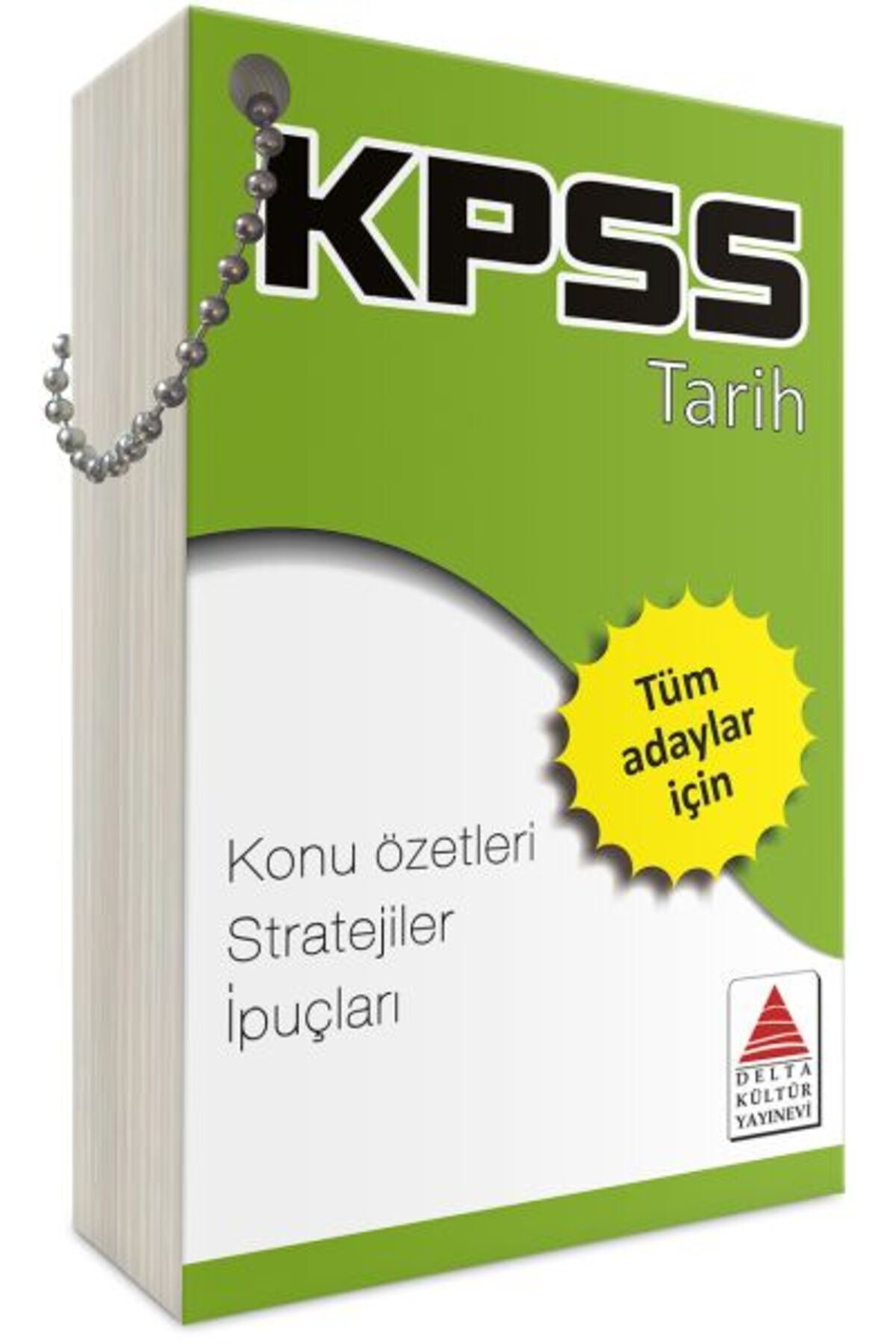 Destek Yayınları Delta Kültür KPSS Tarih Strateji Kartları