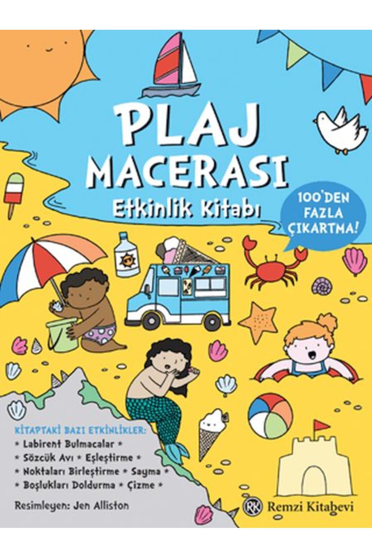 Destek Yayınları Plaj Macerası Etkinlik Kitabı