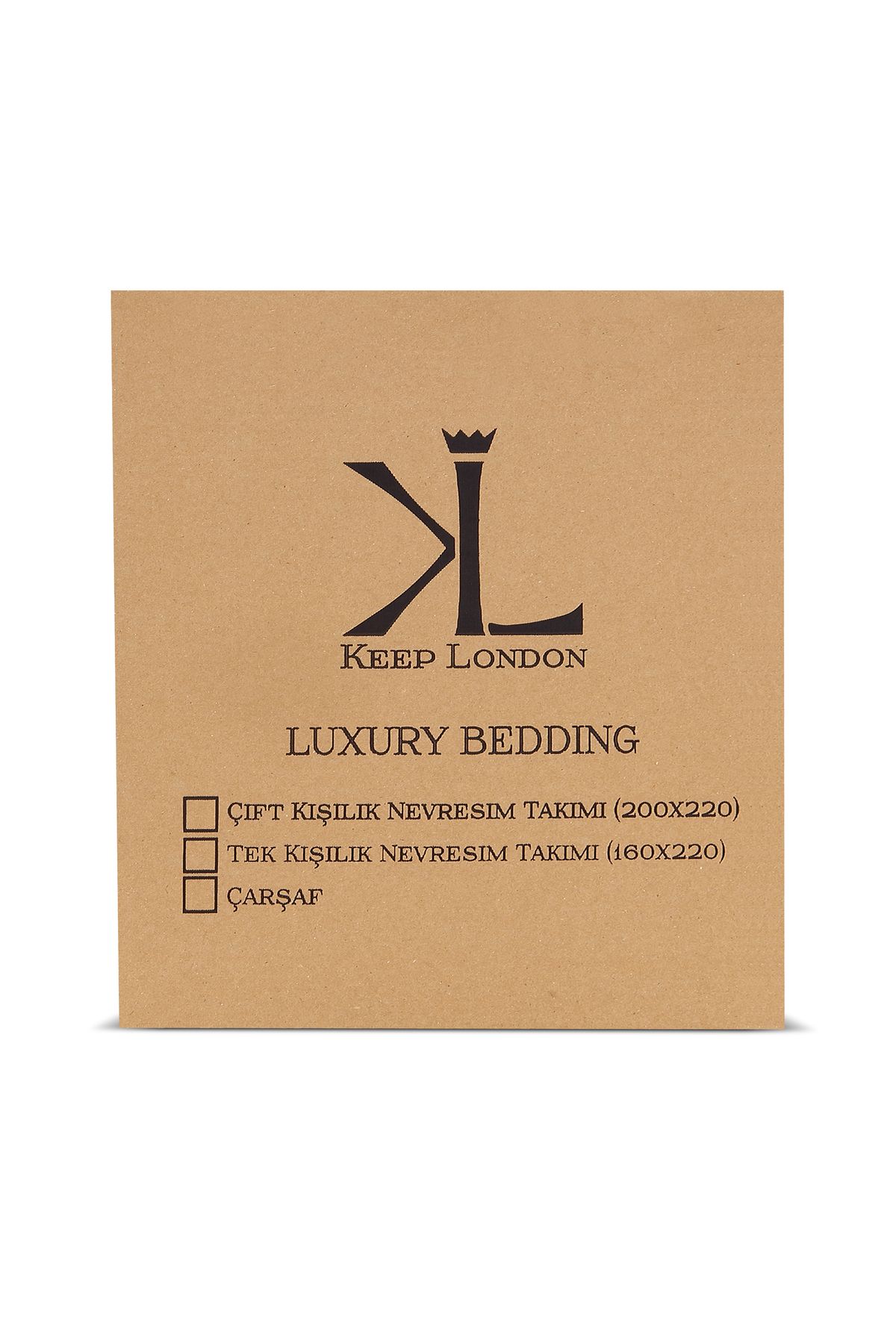 Keep London-Home Series Single Duvet Cover-Gray 5