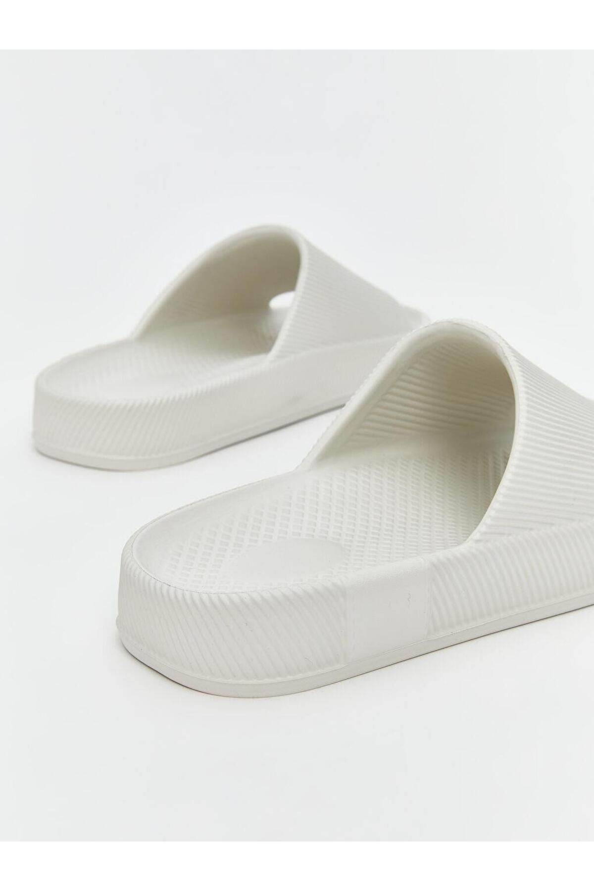 LC Waikiki-Lcw Steps Single Striped Men's Slippers 5