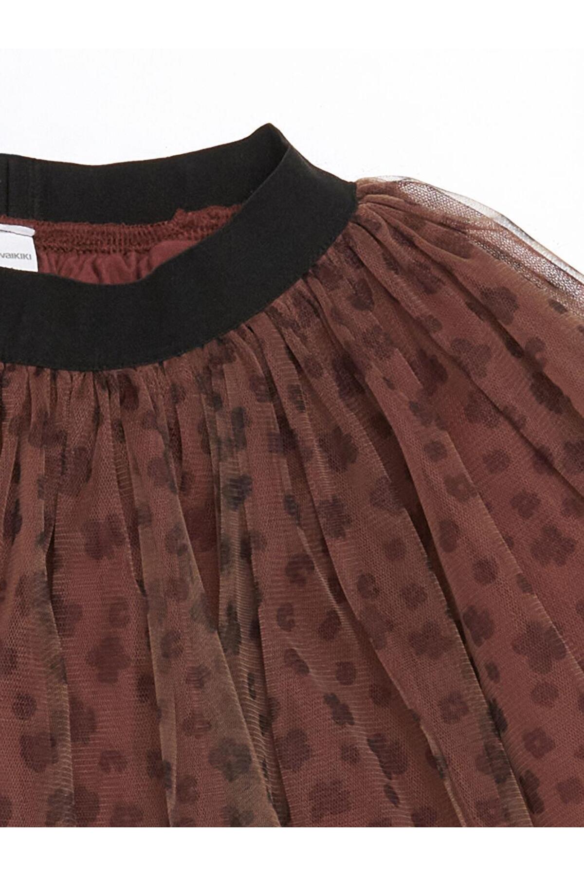 LC Waikiki LCW Kids  Baskılı Kız Çocuk Tişört ve Tütülü Etek 2'li fotoğrafı 6 (önizleme)