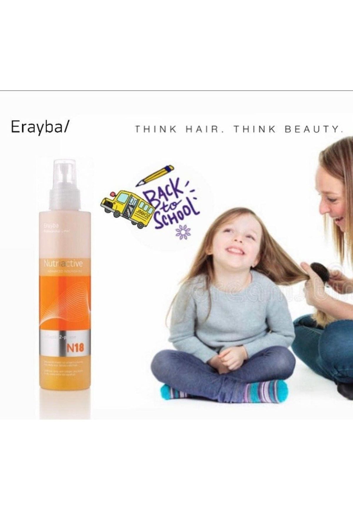 Erayba-NutriActive N18 Collagen Bi-Phase Conditioner - Thermal Protector Detangles & Enhances Smoothness 500ml 2