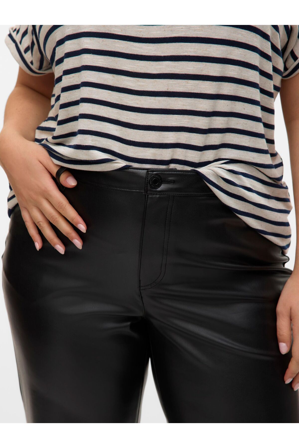Veromoda Curve-Hose VMCTESSA Hohe Taille Hose 6