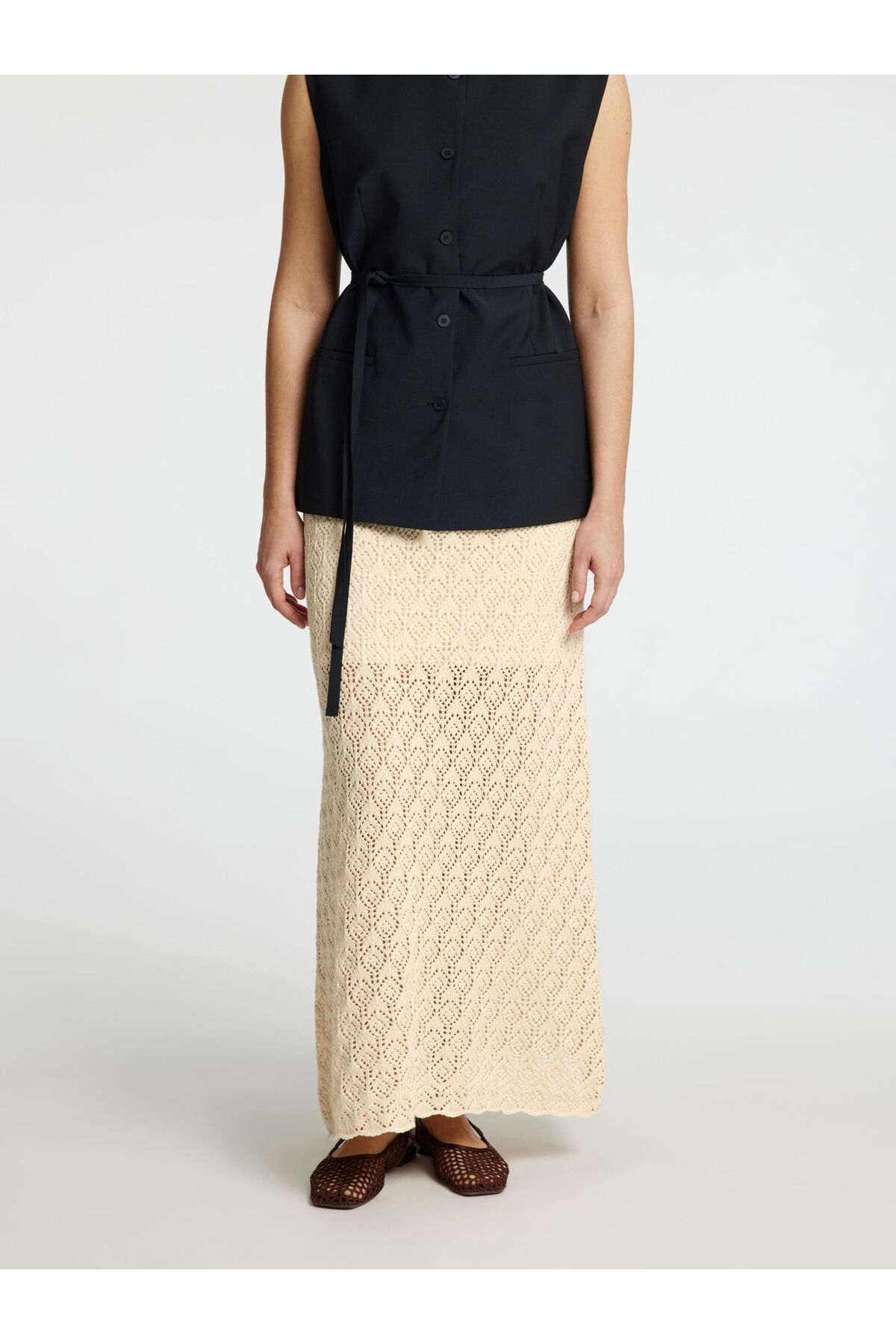 Selected Femme Maxirock Strick für Damen - M