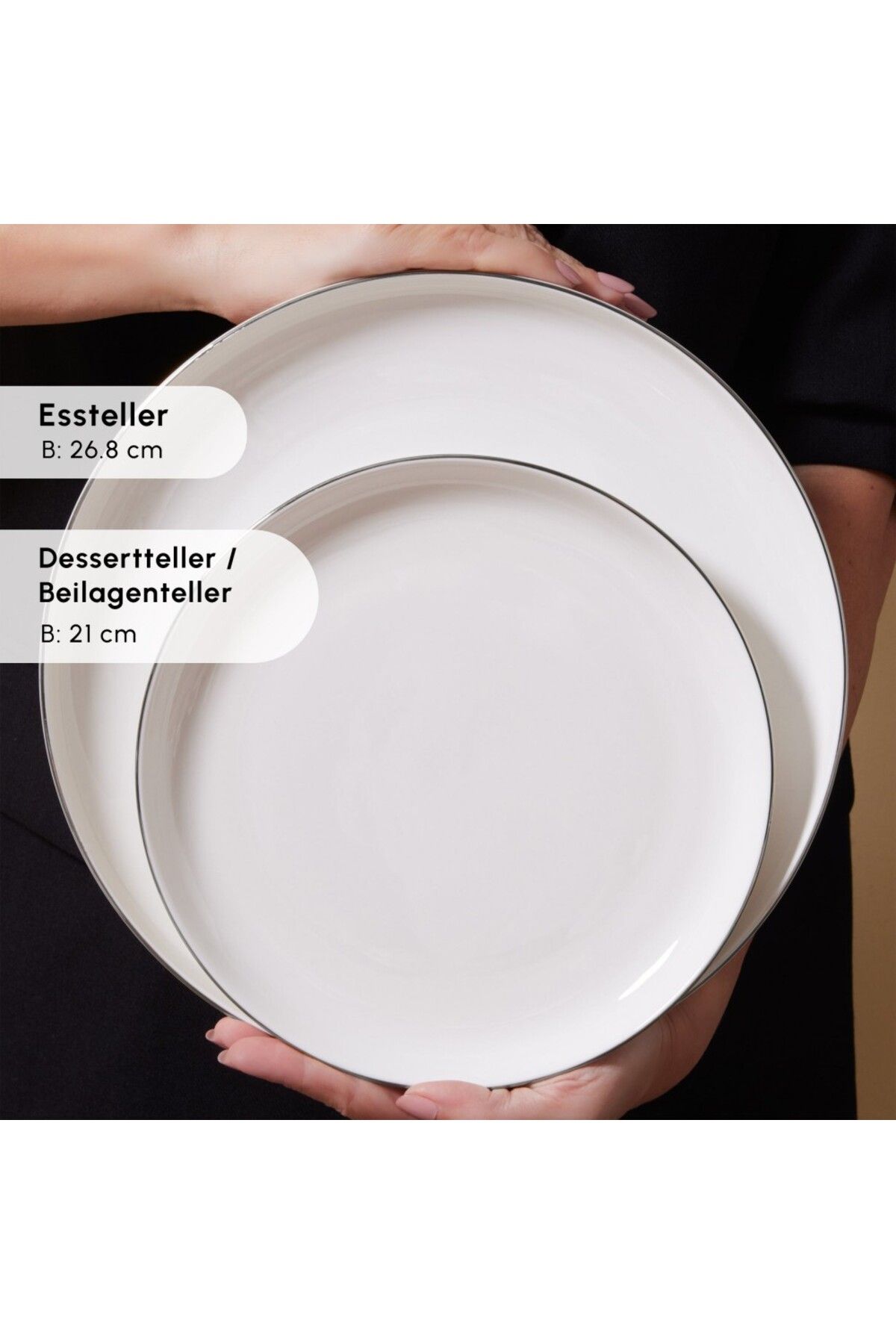 Karaca-Streamline Favaro 53-Teiliges 12-Personen Geschirrset Platin 7