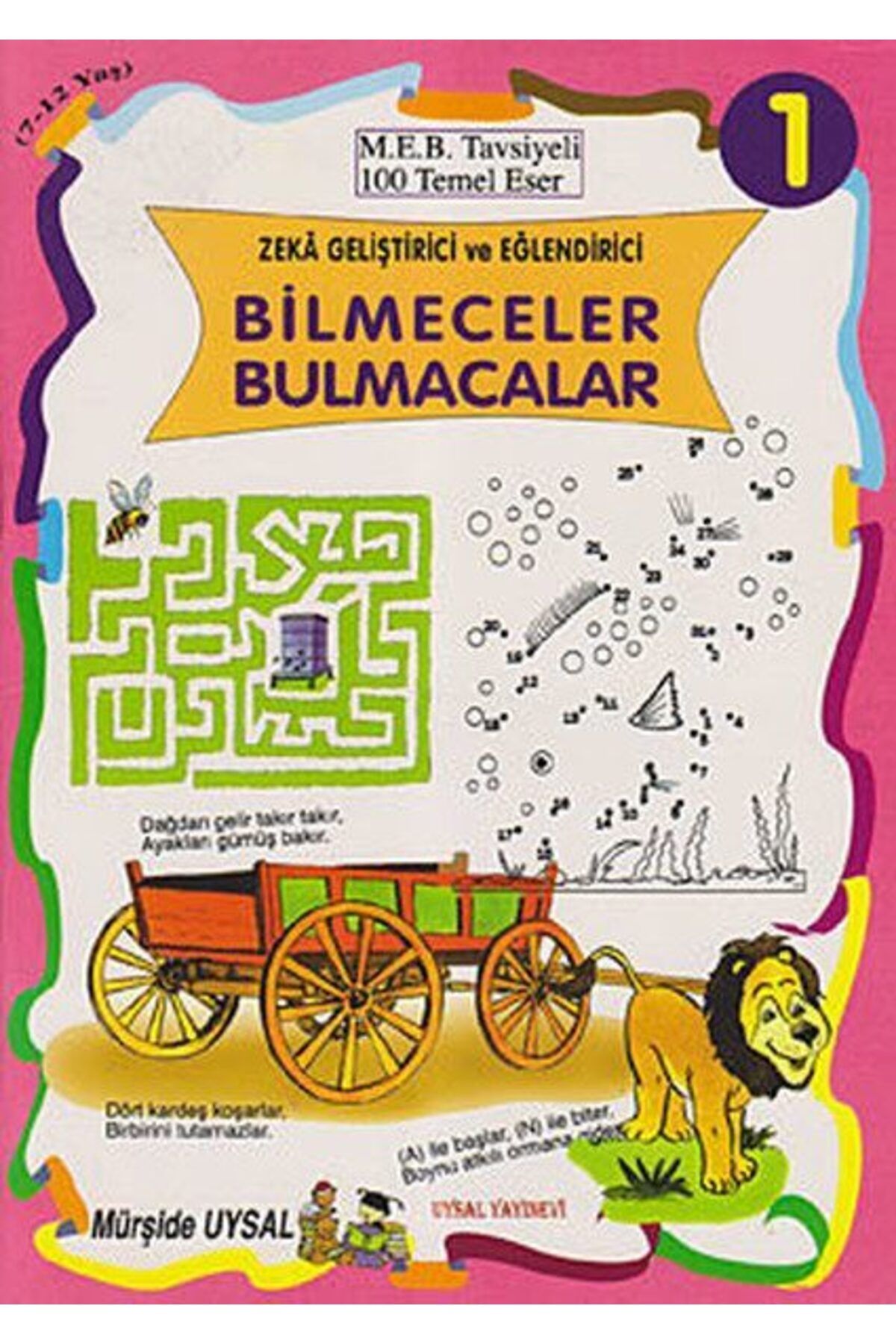 Uysal Yayınevi Zeka Geliştirici ve Eğlendirici Bilmeceler Bulmacalar 10 Kitap Takım