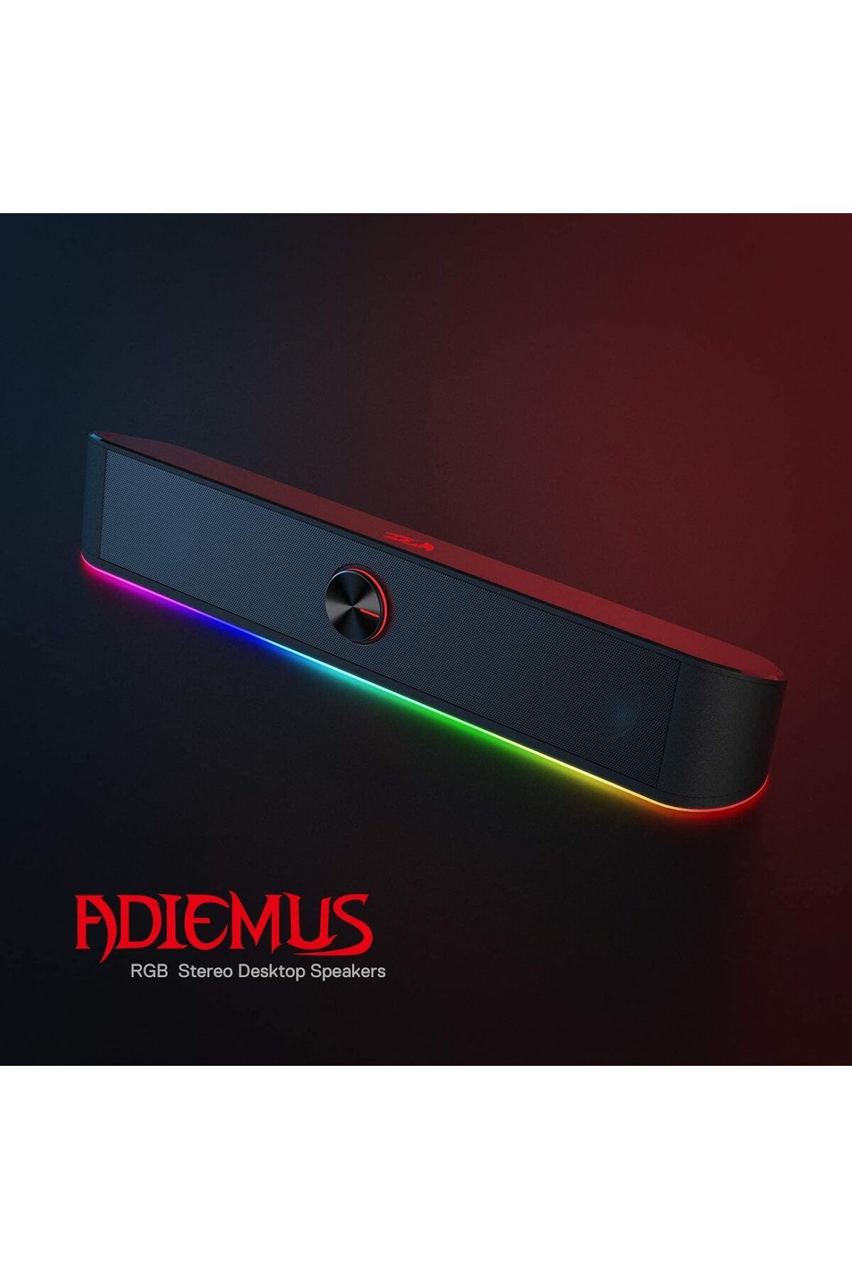 REDRAGON-Desktop Speaker GS560 RGB from Redragon, 2.0 channel computer speaker with dynamic lighting strip, s 3