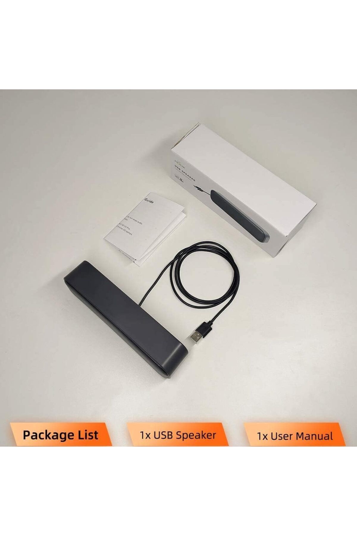 COOYA-USB Powered Computer Speaker, Mini Stereo Wired Desktop, Compatible with various devices system 6