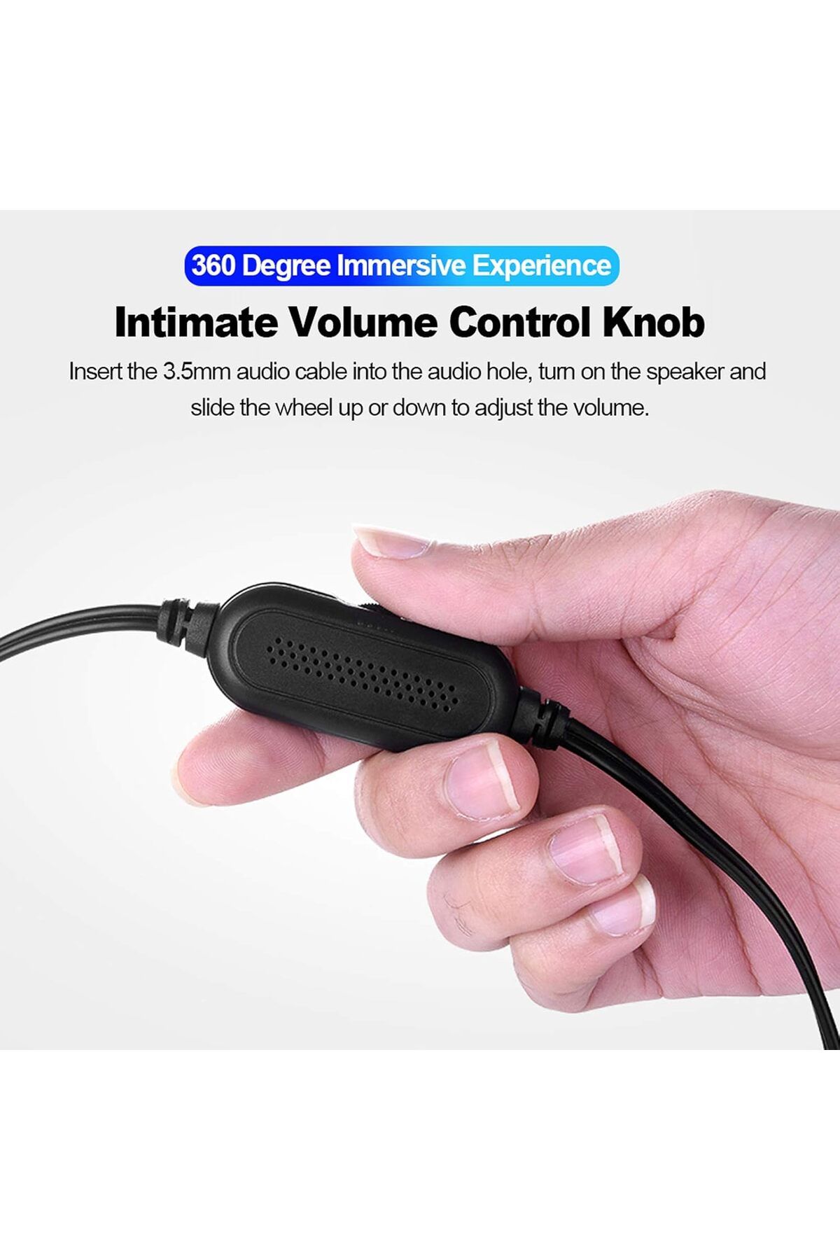 COOYA-Computer Speaker,USB Wired Bar Stereo Player 3.5mm Audio Input for PC Laptop Smartphone Tablet 3