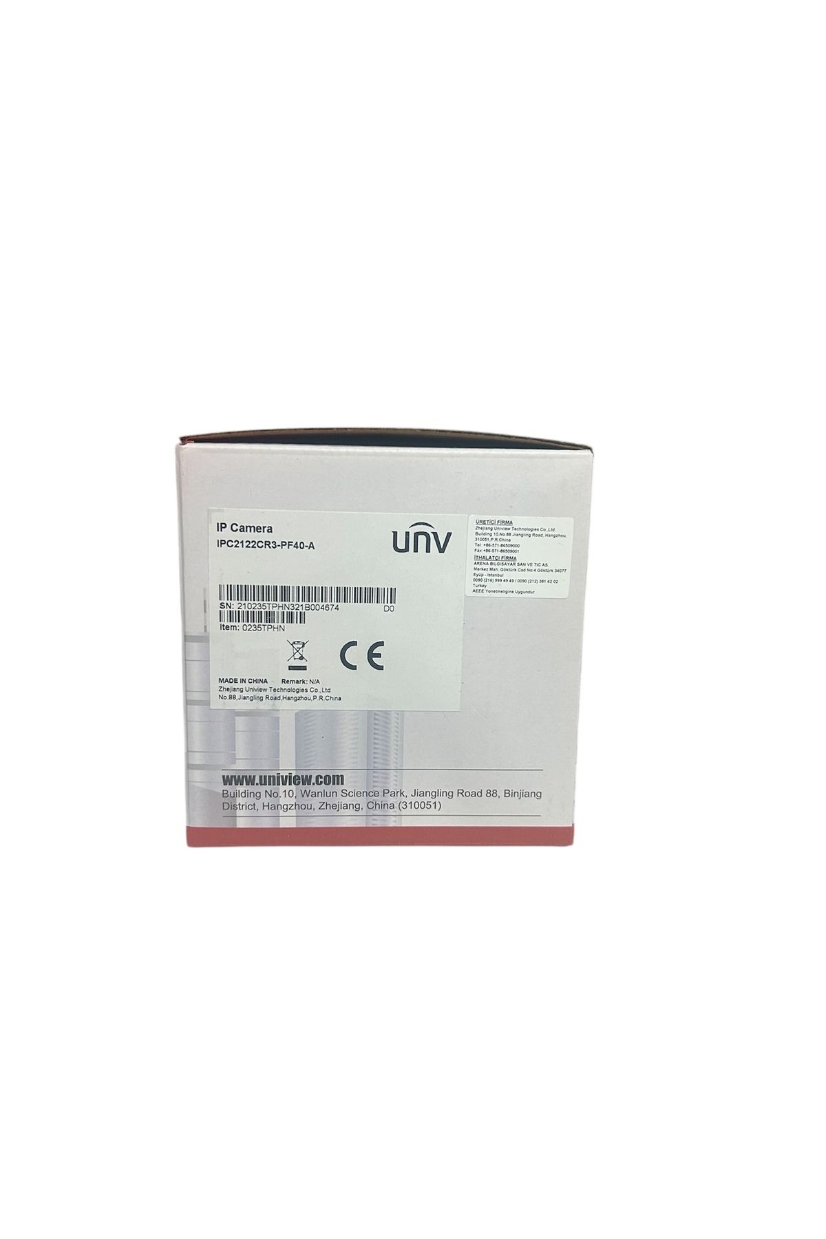 Uniview IPC2122CR3-PF40-A model IP kamera