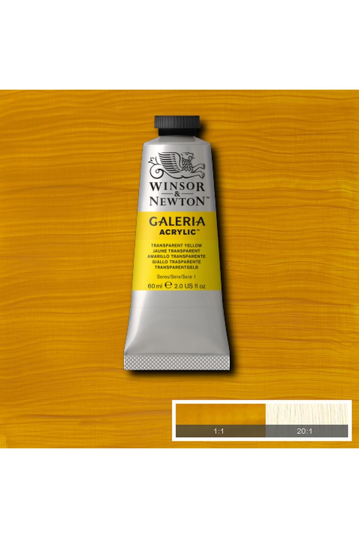 Winsor Newton Winsor & Newton Galeria Akrilik Boya 60ml Transparent Yellow 653