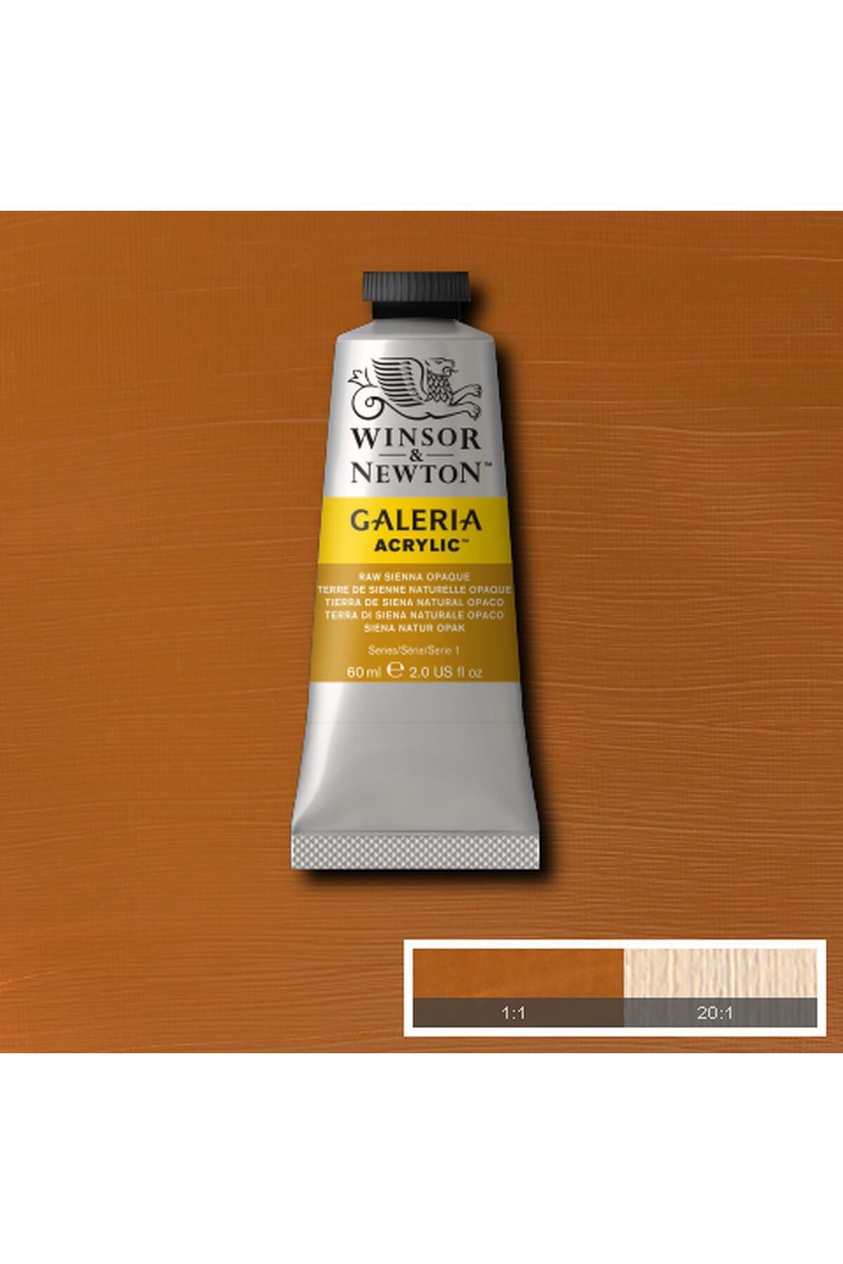 Winsor Newton Winsor & Newton Galeria Akrilik Boya 60ml Raw Sienna Opaque 553