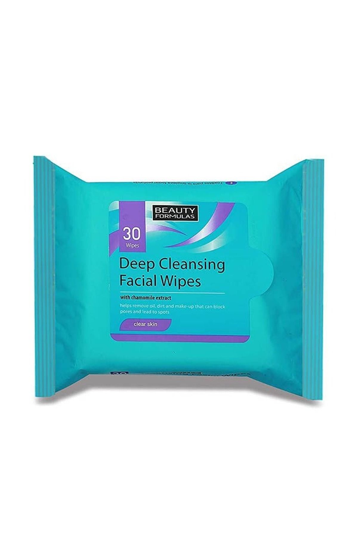 BEAUTY FORMULAS-Beauty Formula Clear Skin Deep Cleansing Facial Wipes - To Remove Oil, Dirt & Make-Up | 30 Wipes 1