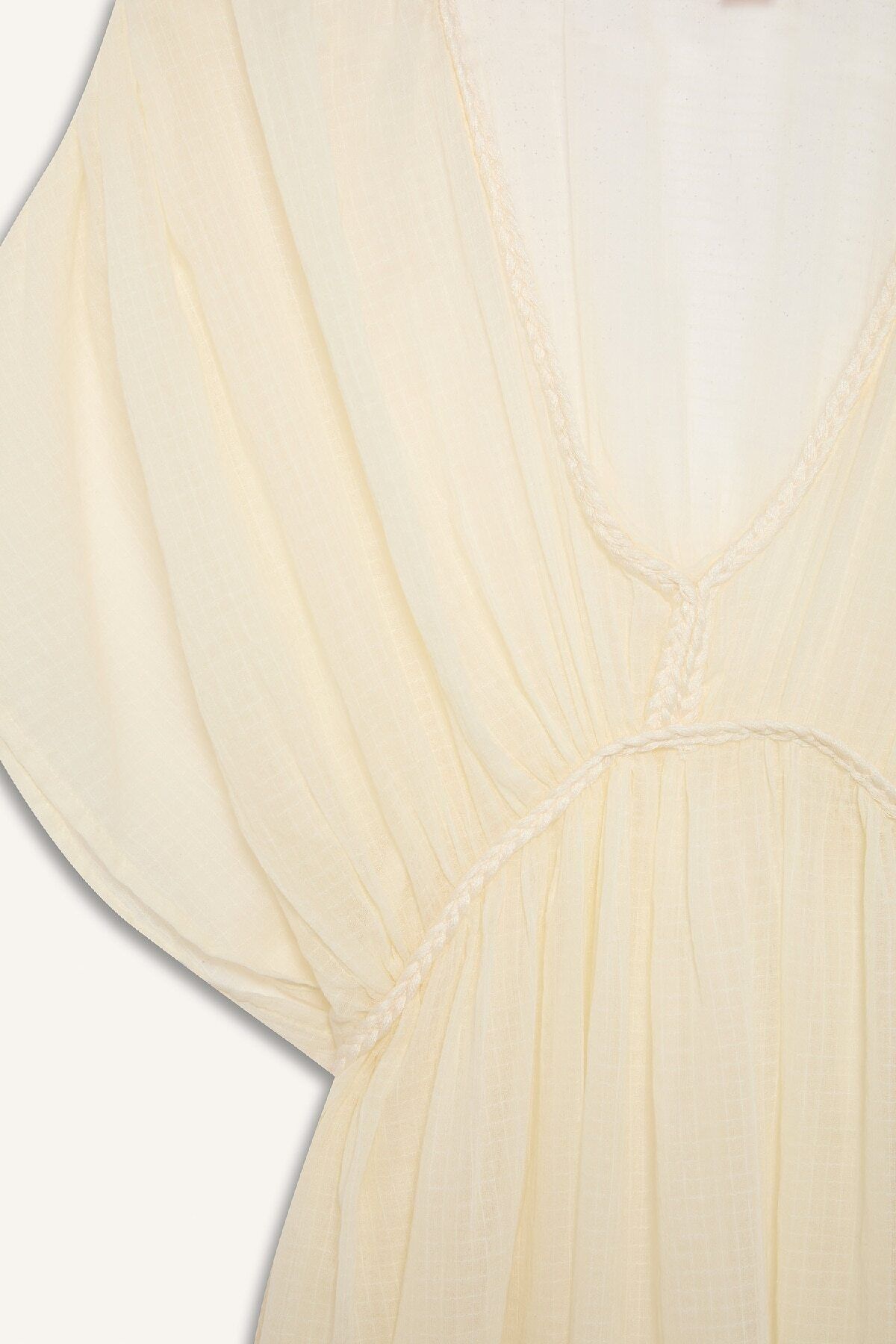 DeFacto-Strandkleid aus Baumwolle mit normaler Passform, Fall In Love B7516ax24sm 2