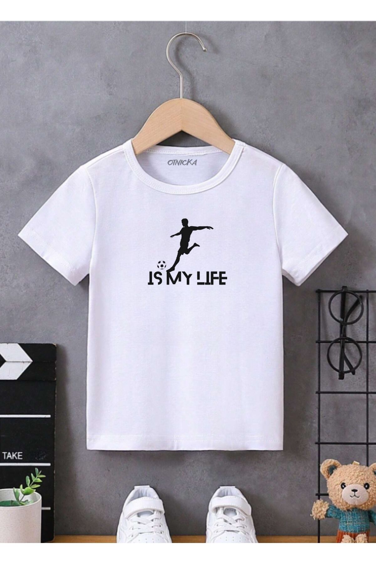 OTNICKA Design Special Is My Life Tricou / Tricou Alb Pentru Copii Imprimat Unisex - 13–14 years