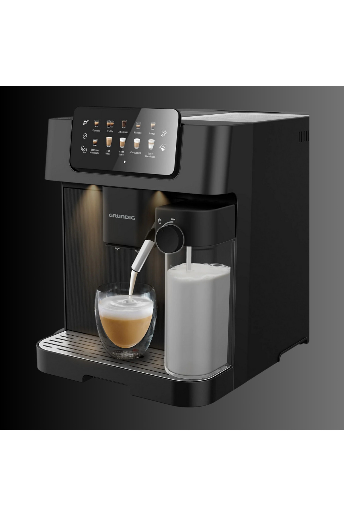 Grundig-Coffee Fully Automatic Espresso Machine Inox 7