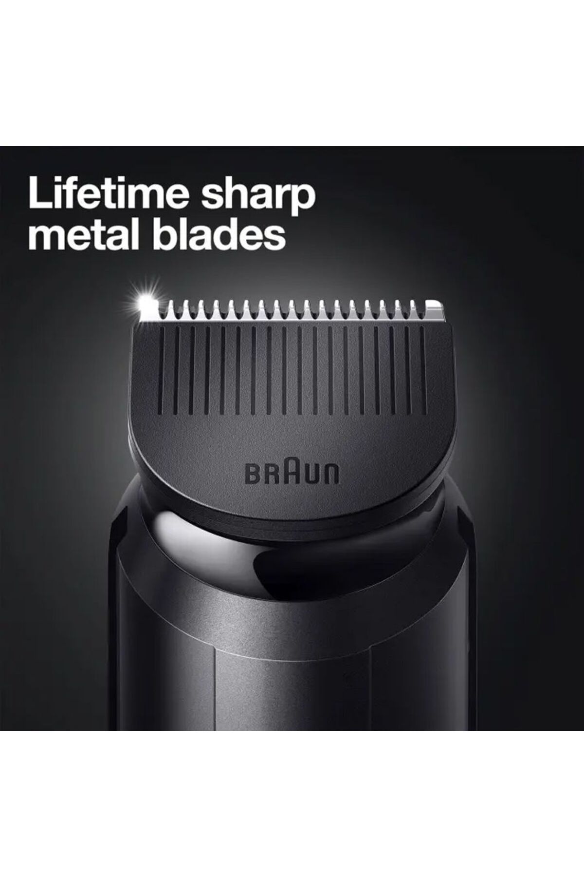 Braun-Beard Trimmer For Men With 2 Combs And Free Gillette Fusion Proglide Razor BT3040 - Black 4