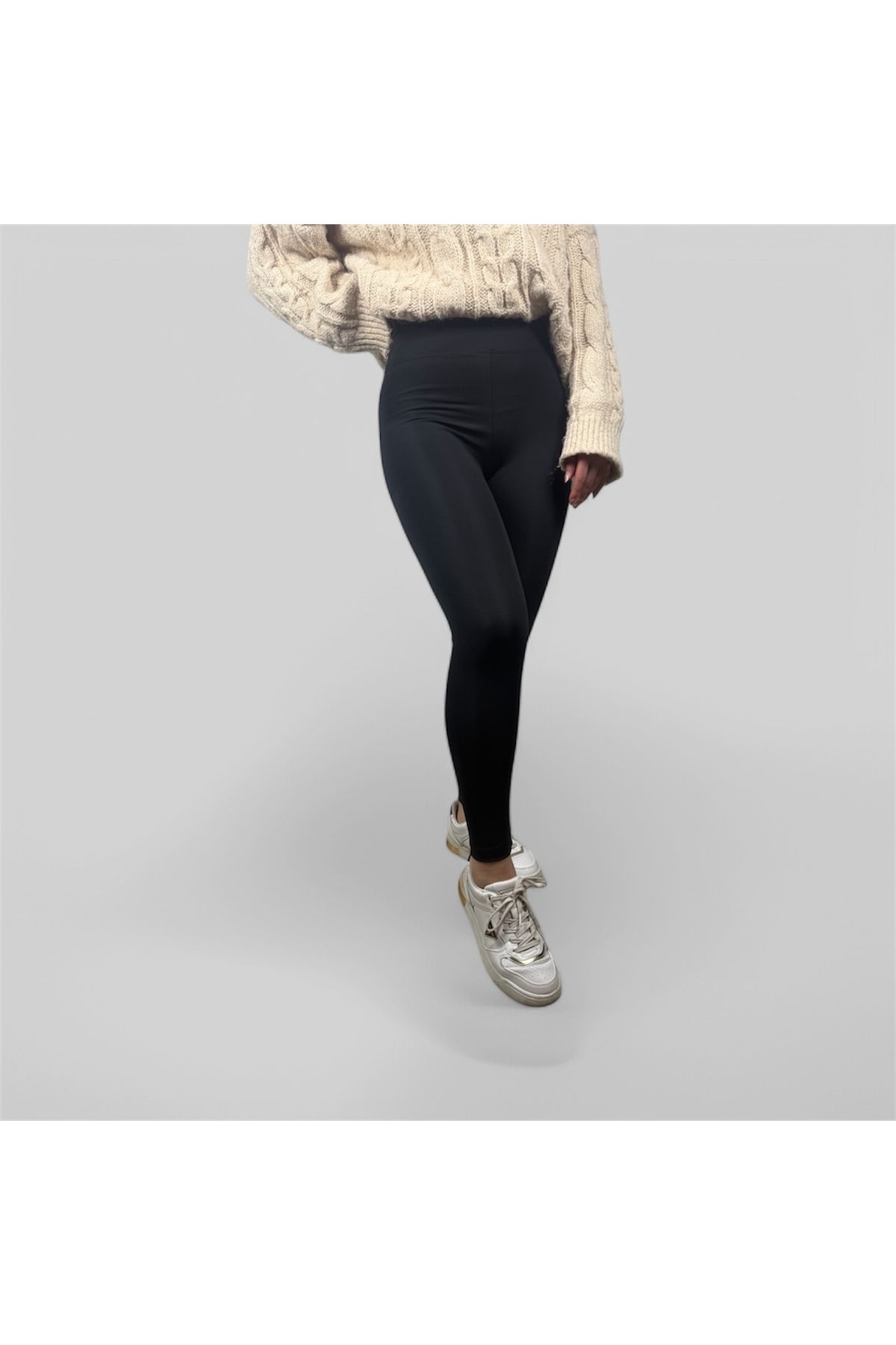 leswear Colanti Stralucitori - Talie Inalta - 6 Culori Femeie - L
