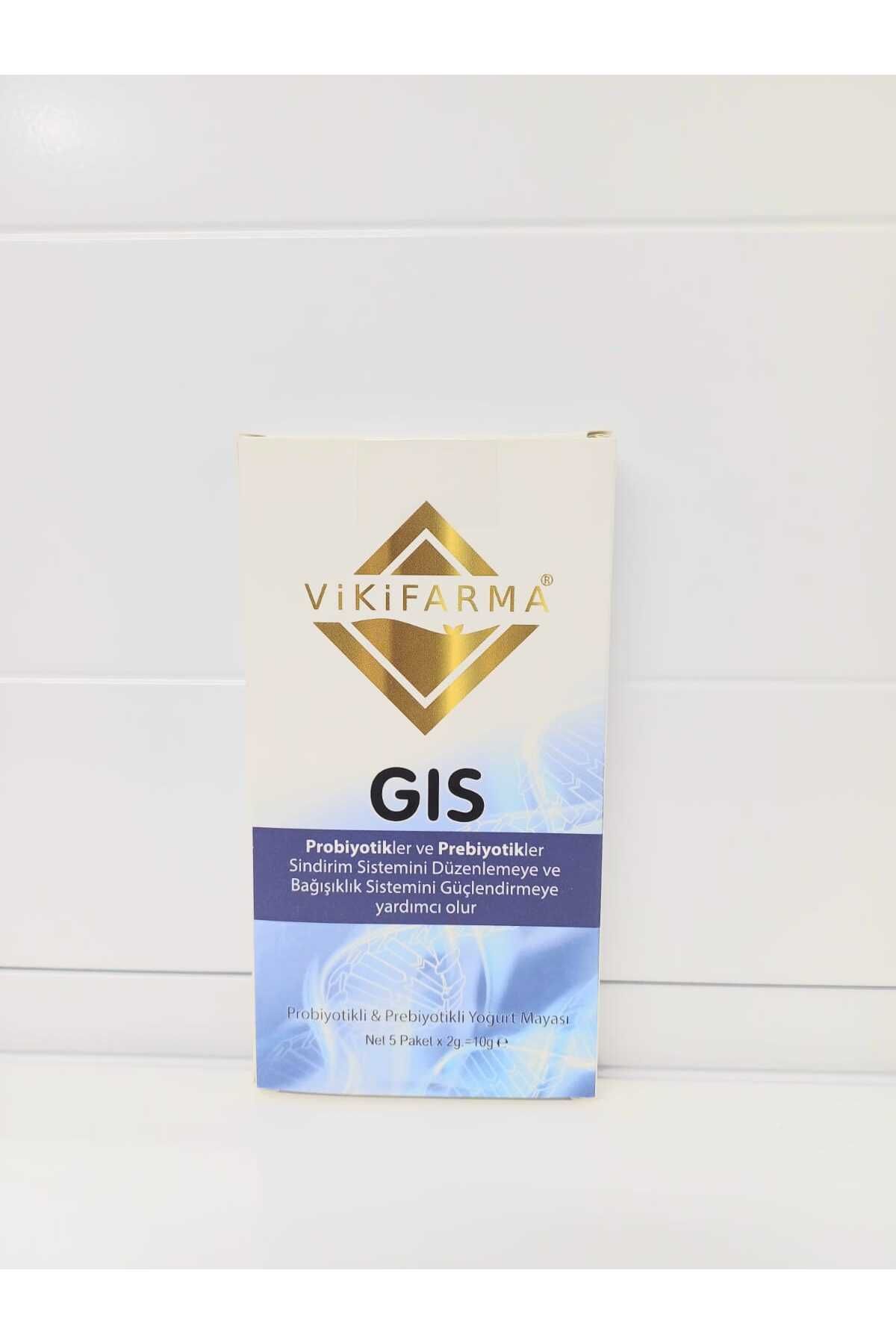 vikifarma GİS (Prebiyotikli & Probiyotikli Yoğurt Mayası) 10 gr