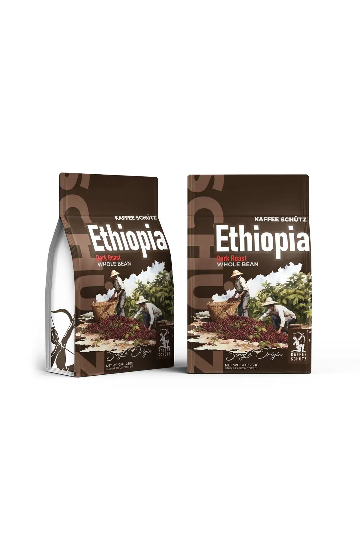 Kaffee Schütz Premium Çekirdek Kahve - %100 Arabica 250g | Ethiopha Sidamo Yöresel Kahve