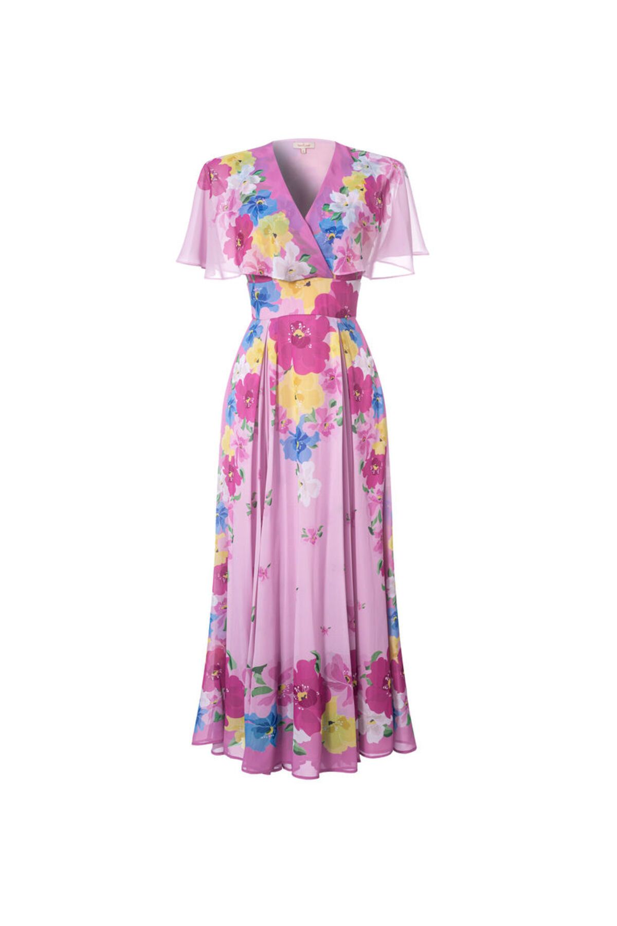 femi9-frill sleeves floral dress 5